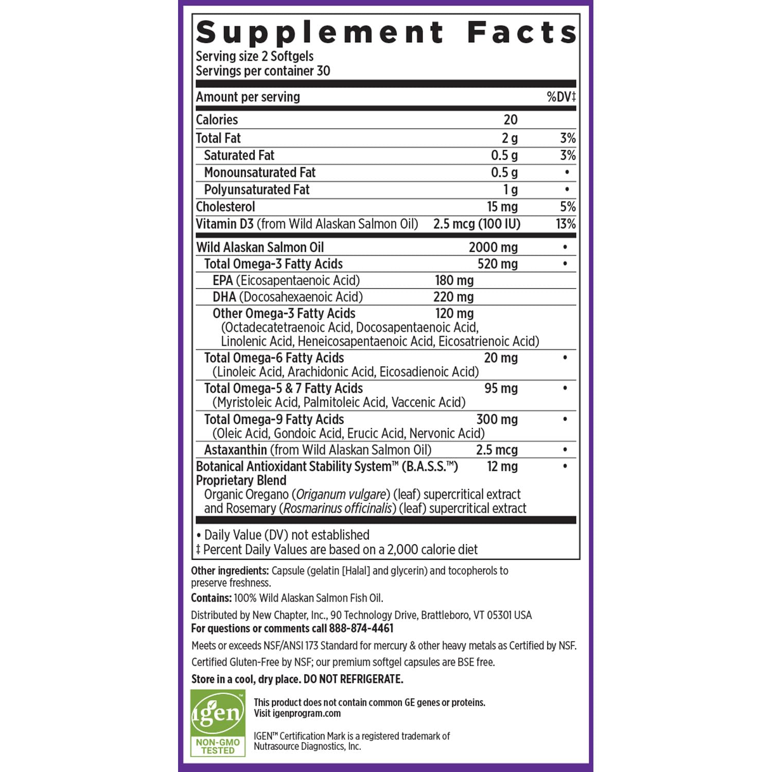 Foto 6 | Suplemento New Chapter Wholemega Fish Oil 60 Cápsulas Blandas - Venta Internacional
