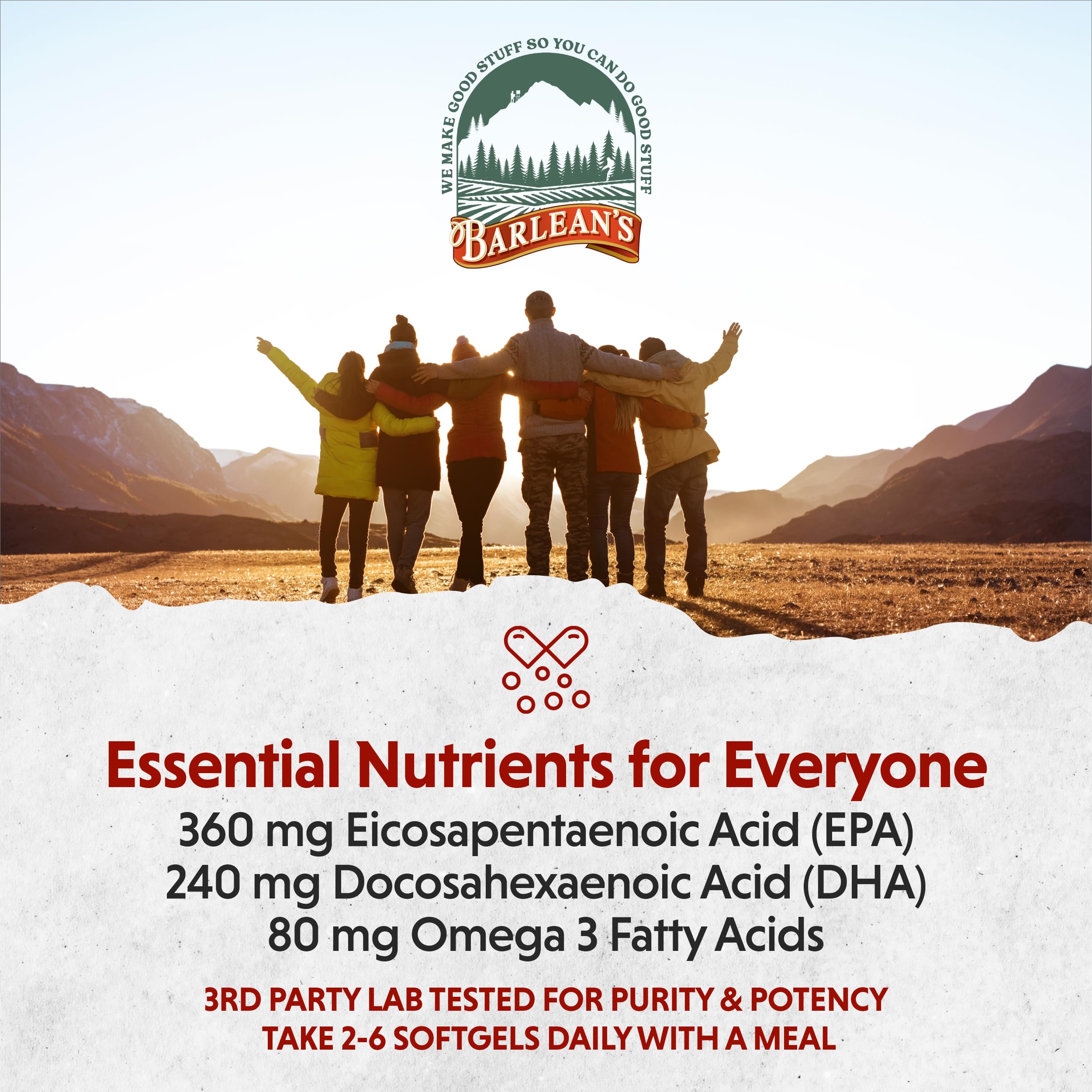 Foto 6 pulgar | Suplementos de Aceite De Pescado Omega 3 De Barlean 600 Mg Cápsulas Blandas 250 Unidades - Venta Internacional