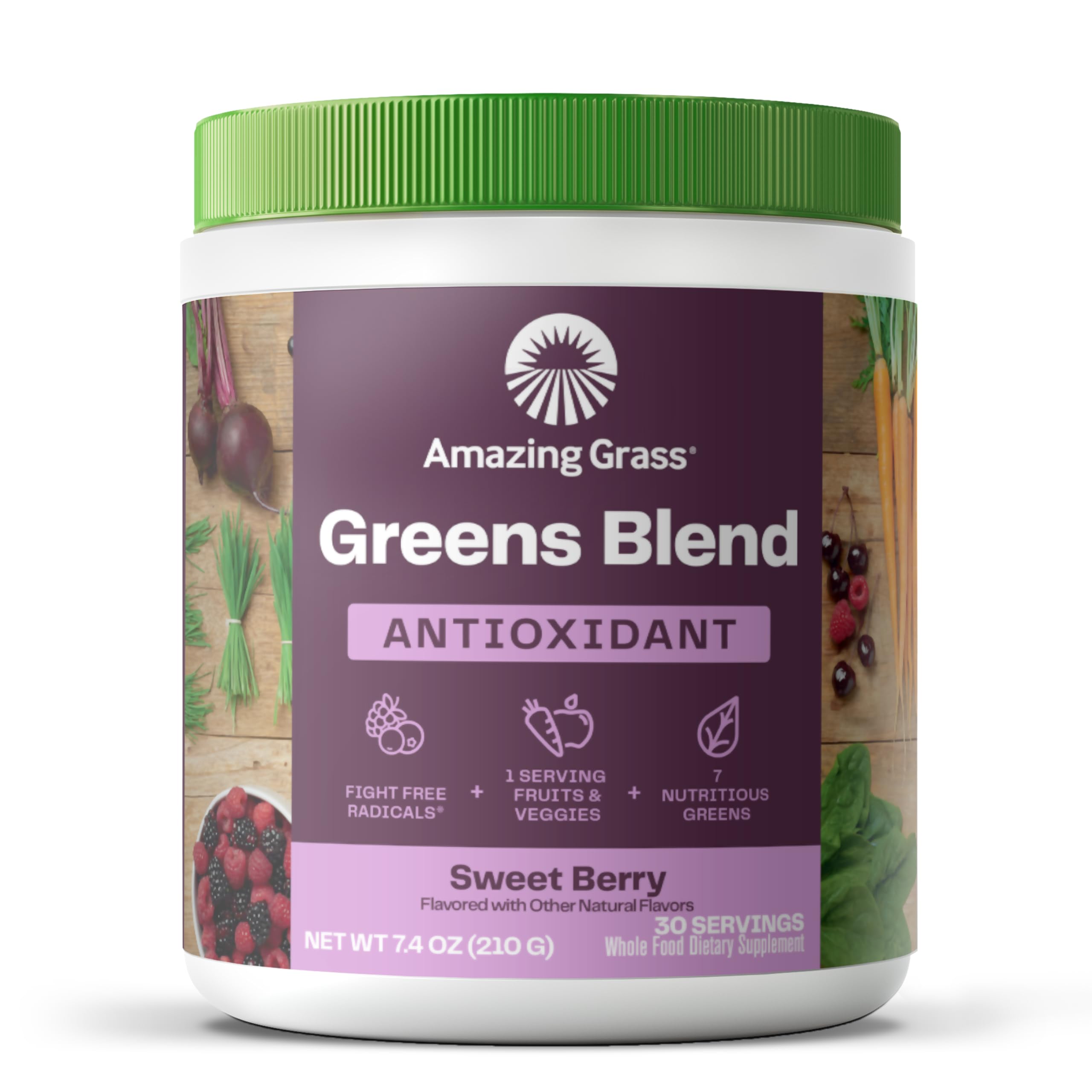 Foto 2 pulgar | Suplemento Antioxidante Amazing Grass Greens Superfood 30s - Venta Internacional