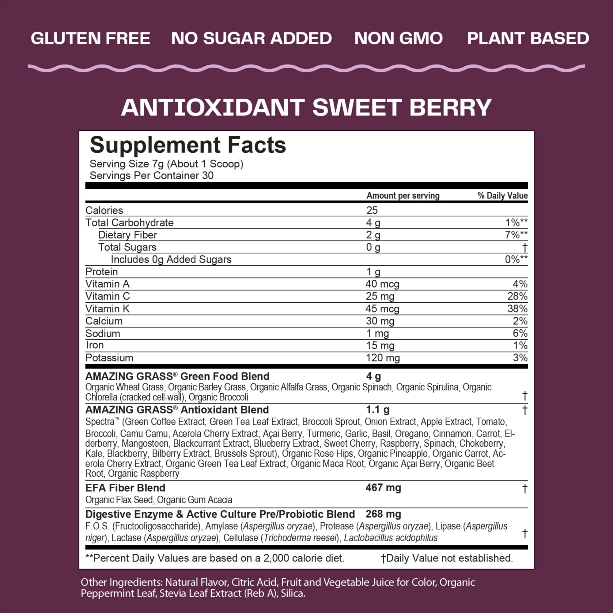 Foto 4 pulgar | Suplemento Antioxidante Amazing Grass Greens Superfood 30s - Venta Internacional
