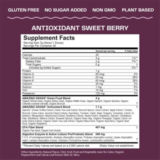 Foto 3 | Suplemento Antioxidante Amazing Grass Greens Superfood 30s - Venta Internacional