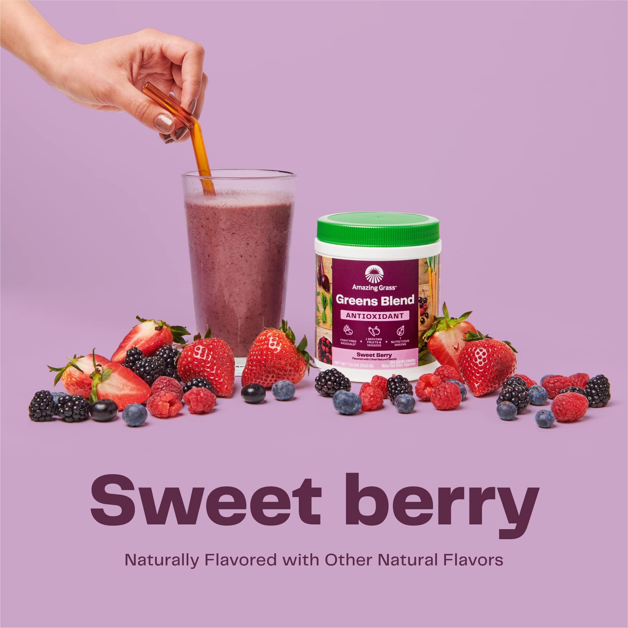 Foto 5 pulgar | Suplemento Antioxidante Amazing Grass Greens Superfood 30s - Venta Internacional