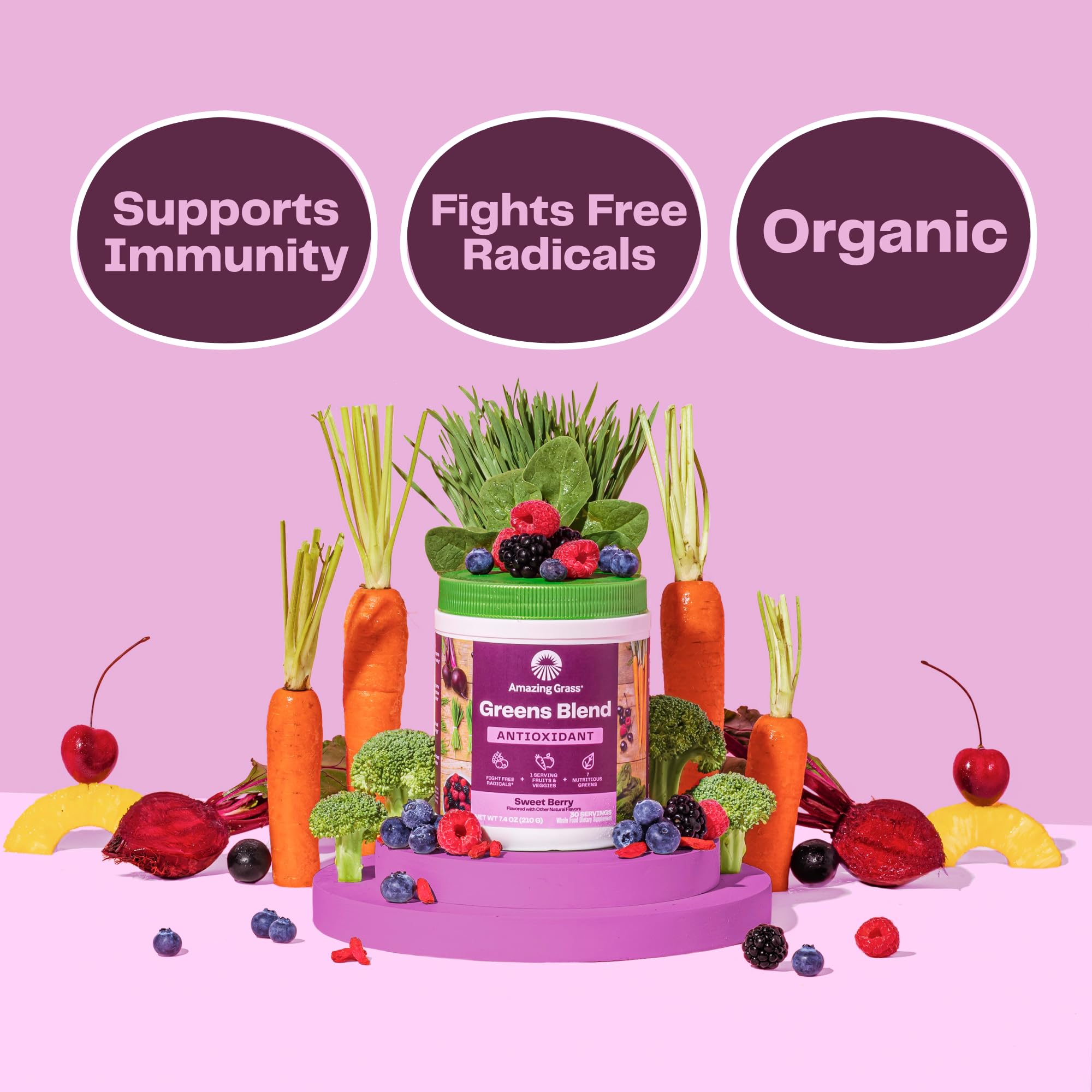 Foto 6 pulgar | Suplemento Antioxidante Amazing Grass Greens Superfood 30s - Venta Internacional
