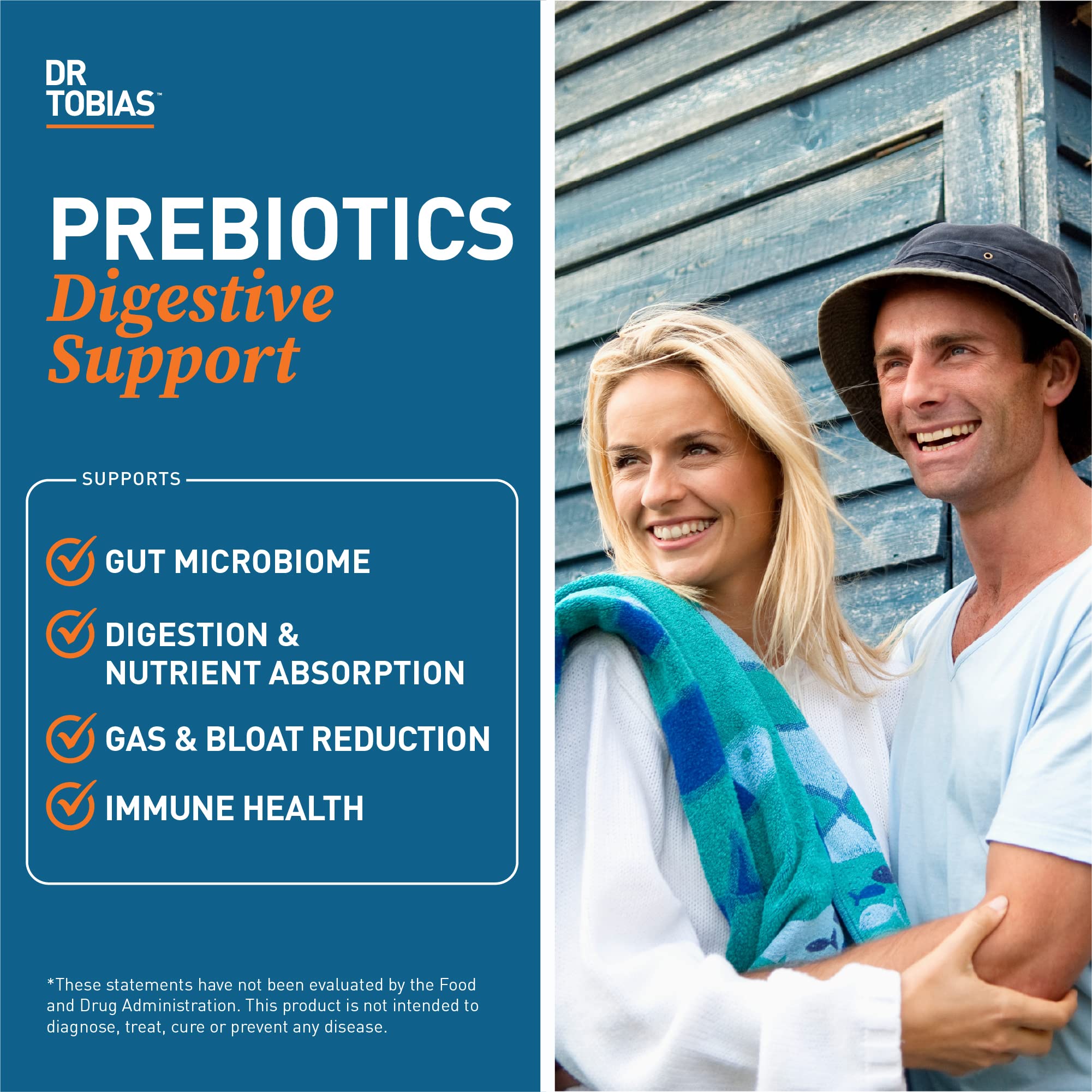 Foto 4 pulgar | Suplemento Dr. Tobias Prebiotics Digestion Gut Health 30 Cápsulas - Venta Internacional