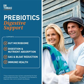 Foto 3 | Suplemento Dr. Tobias Prebiotics Digestion Gut Health 30 Cápsulas - Venta Internacional