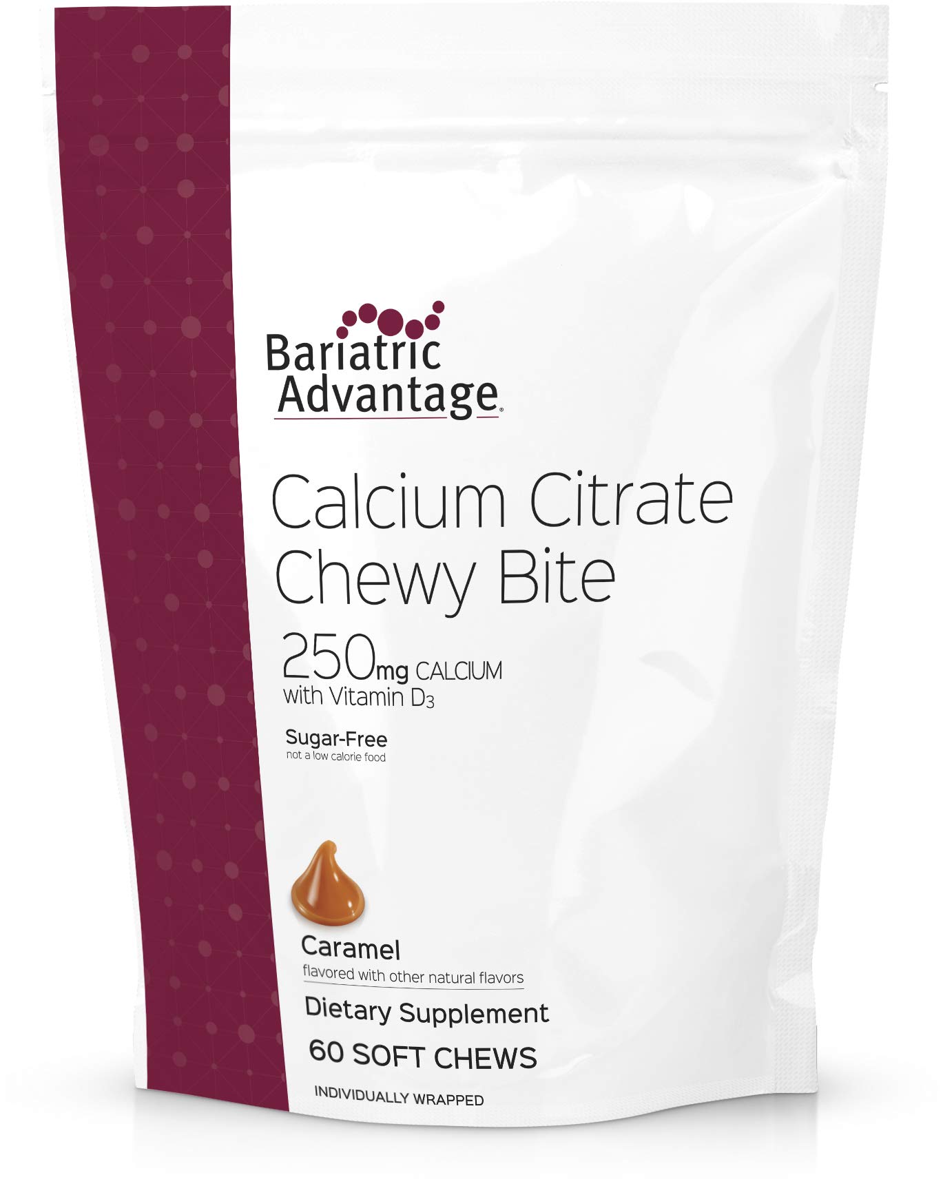 Foto 2 pulgar | Citrato de Calcio Chewy Bites Bariatric Advantage 250 Mg - Venta Internacional