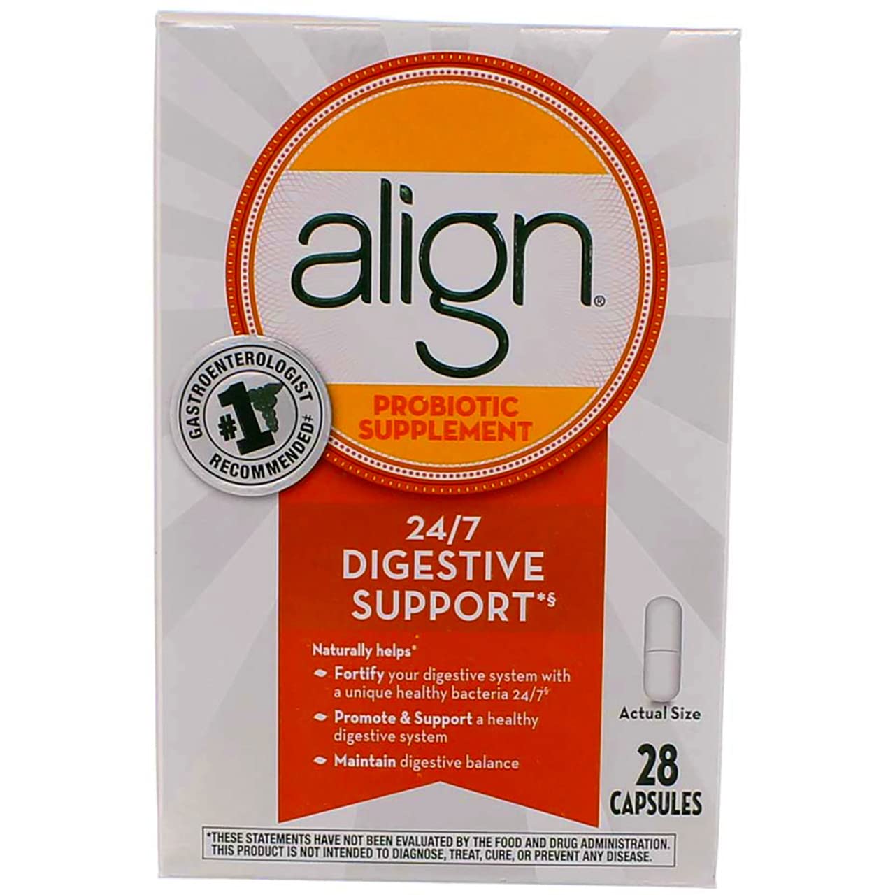 Foto 2 pulgar | Suplemento Probiótico Align Probiotics 28 Cápsulas - Venta Internacional