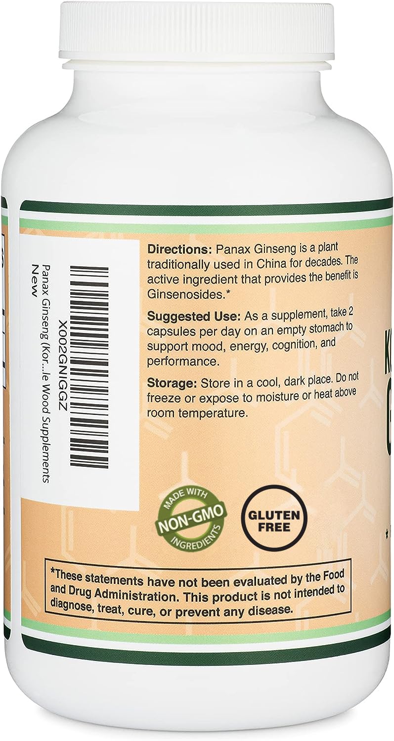 Foto 3 pulgar | Suplementos Double Wood Ginseng en Cápsulas 240x1000 Mg - Venta Internacional