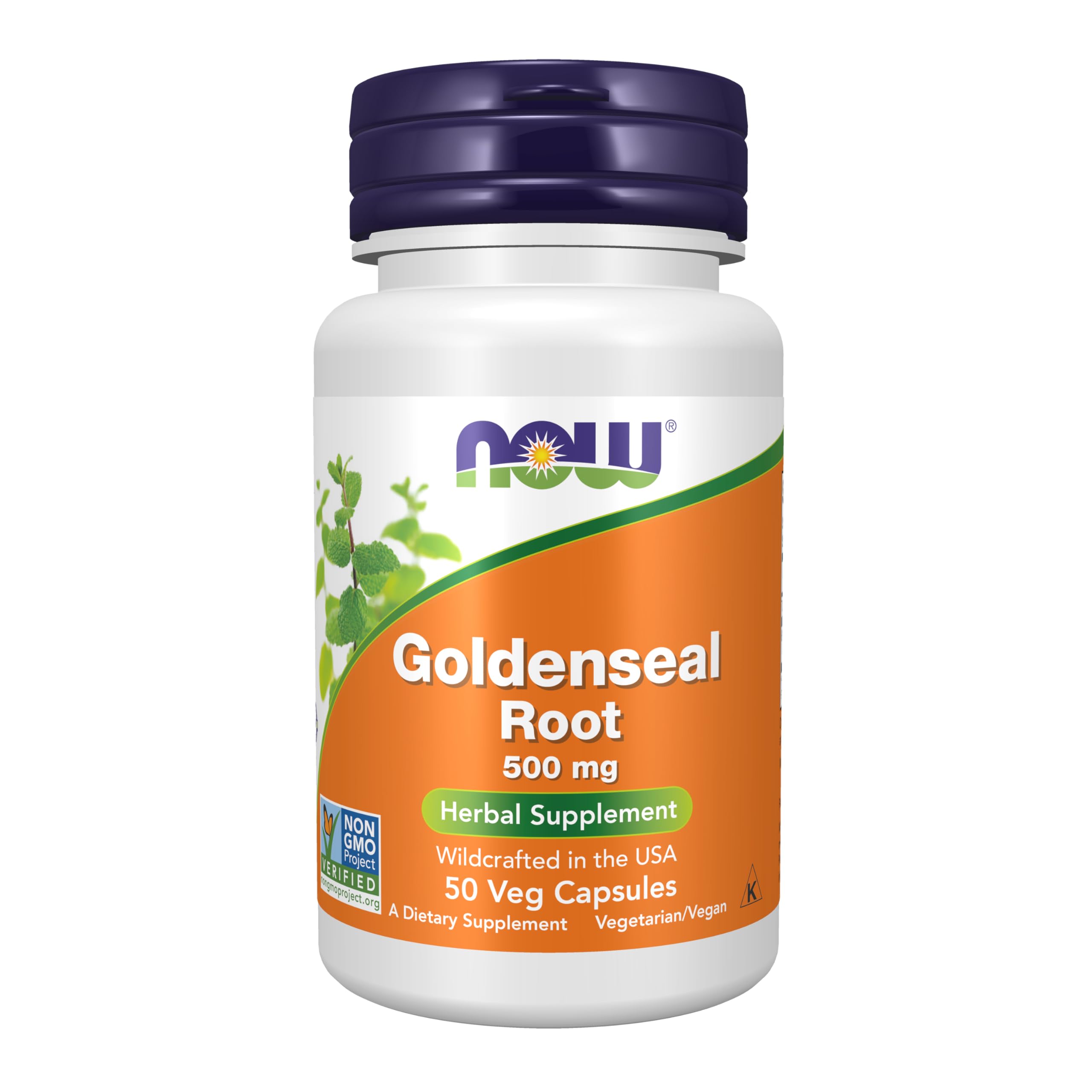 Foto 2 pulgar | Suplemento Now Goldenseal Root 500 mg 50 Cápsulas Vegetales - Venta Internacional