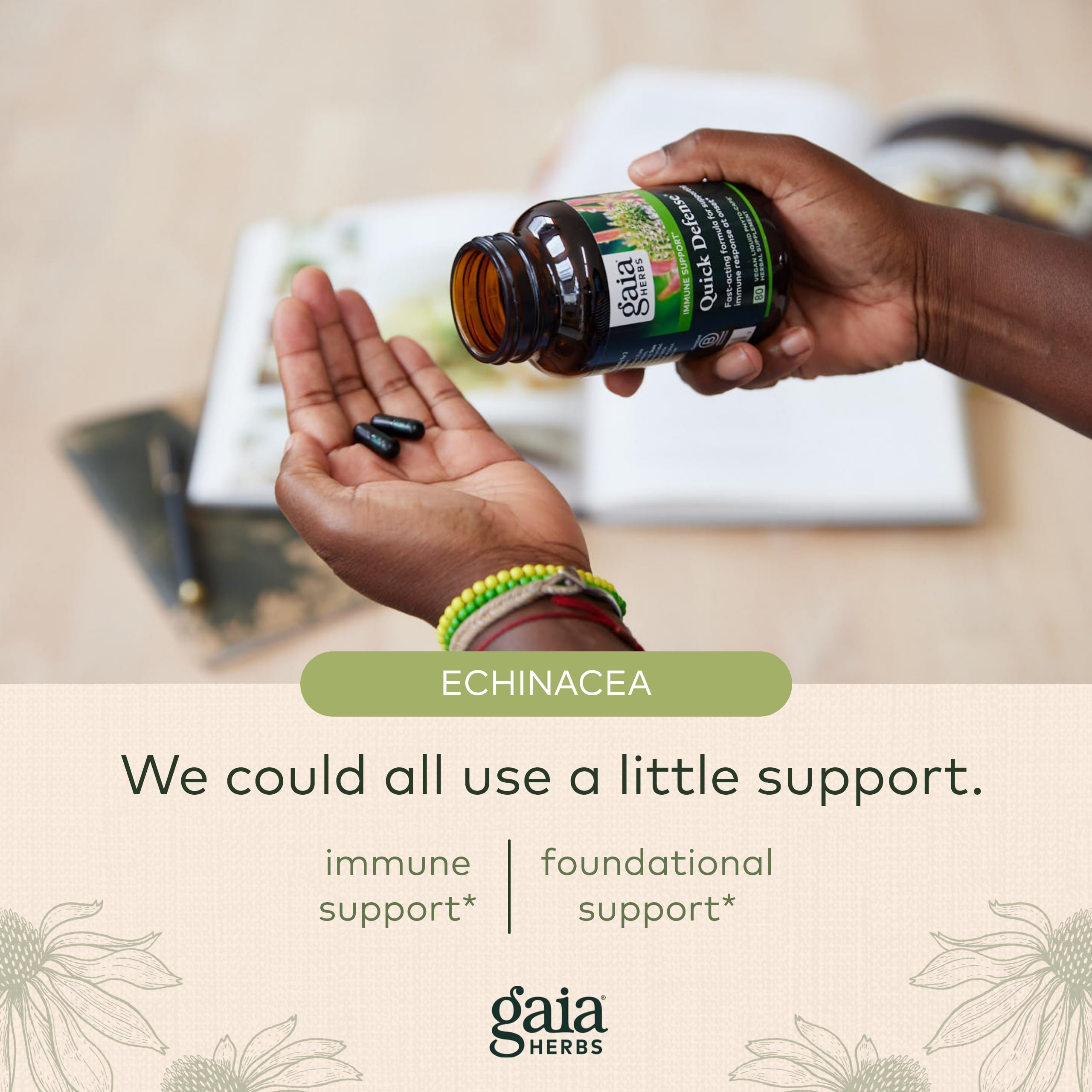 Foto 6 pulgar | Suplemento Gaia Herbs Quick Defense Immune Support 20 Cápsulas - Venta Internacional