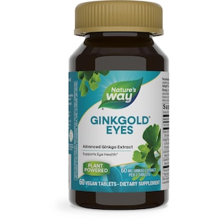 Foto 1 | Suplemento Nature's Way Ginkgold Eyes Ginkgo Biloba 60 Comprimidos - Venta Internacional