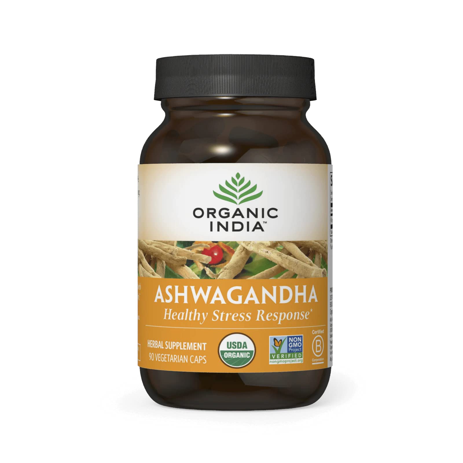 Foto 2 pulgar | Suplemento Organic India Ashwagandha en Cápsulas 90 Veganas - Venta Internacional