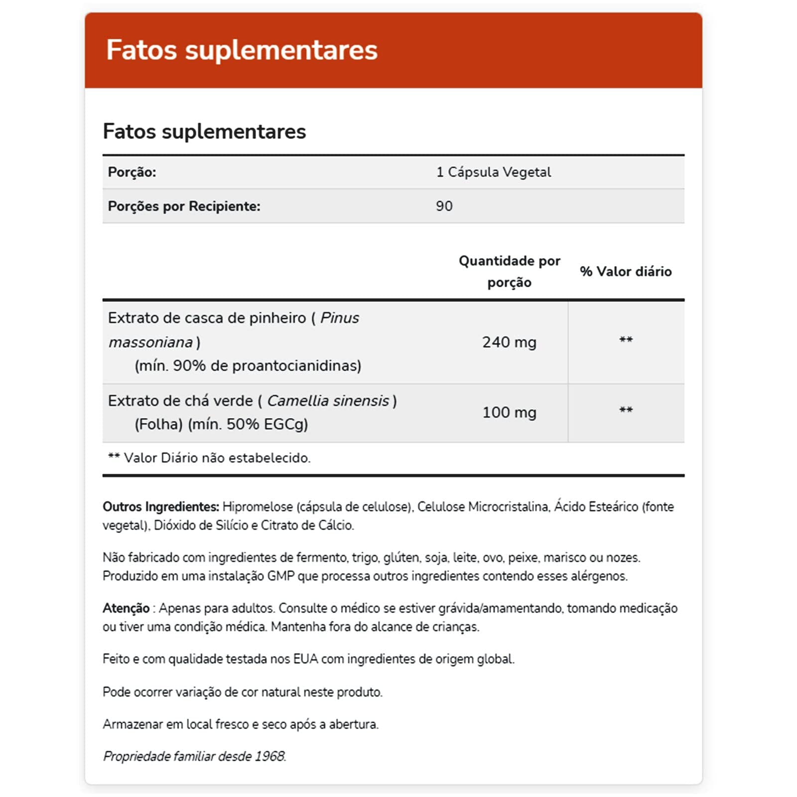 Foto 4 pulgar | Suplemento Now Extracto de Corteza de Pino 240 Mg 90% Opc 90 Cápsulas - Venta Internacional