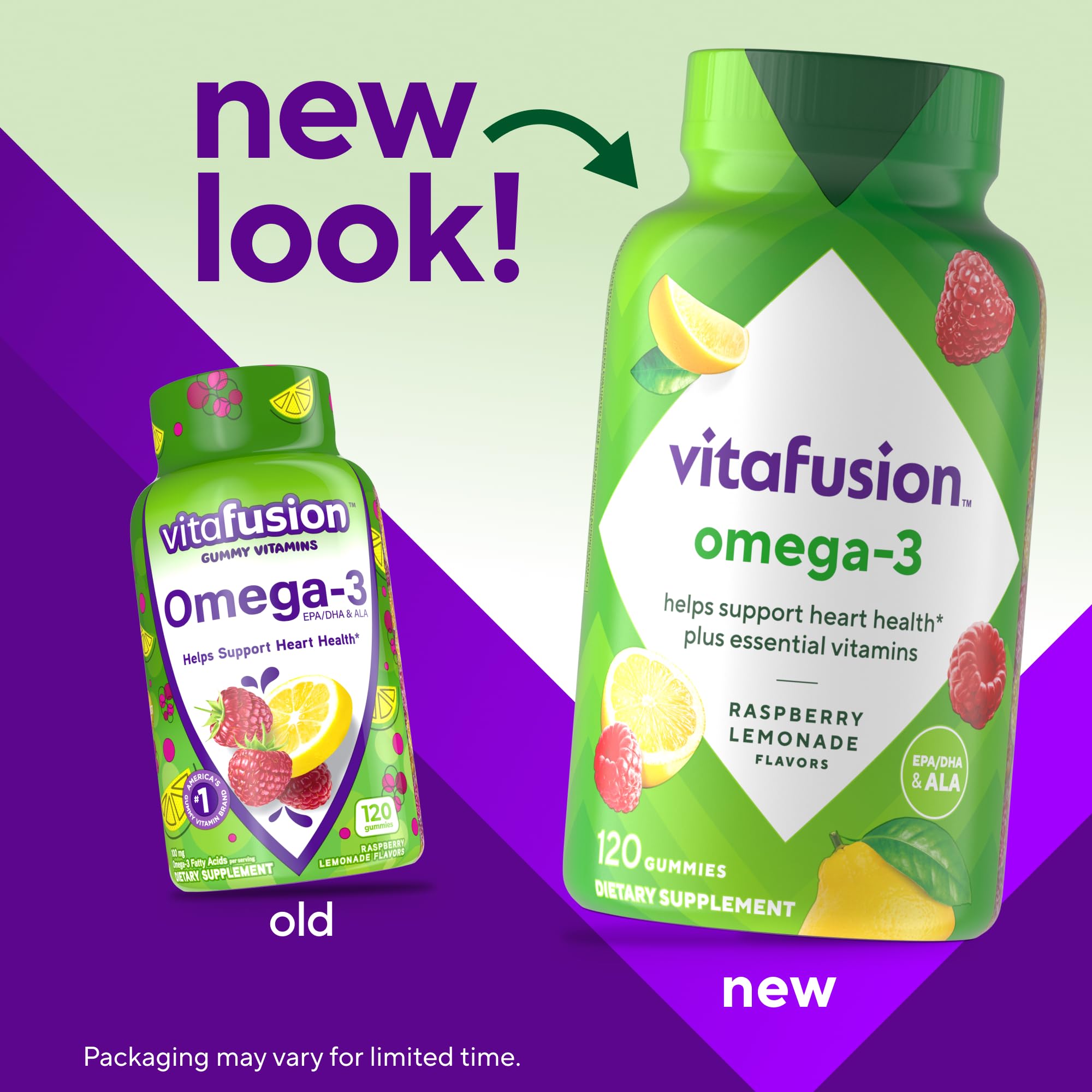 Foto 3 pulgar | Suplemento Vitafusion en Gomitas con Omega 3 120 Unidades - Venta Internacional