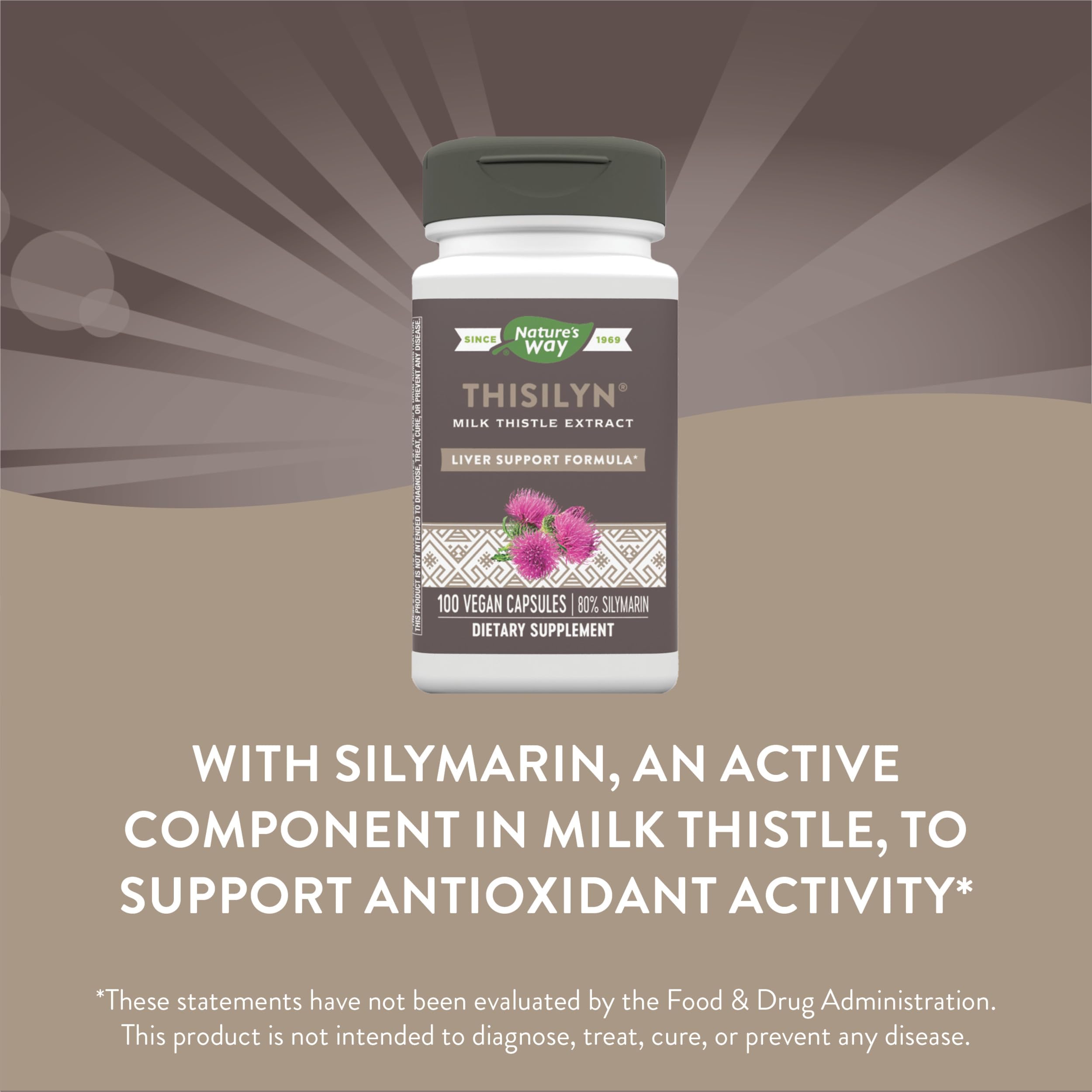 Foto 4 pulgar | Suplemento Nature's Way Thisilyn Milk Thistle 100 Cápsulas - Venta Internacional