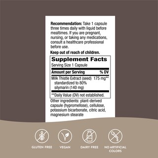 Foto 4 | Suplemento Nature's Way Thisilyn Milk Thistle 100 Cápsulas - Venta Internacional