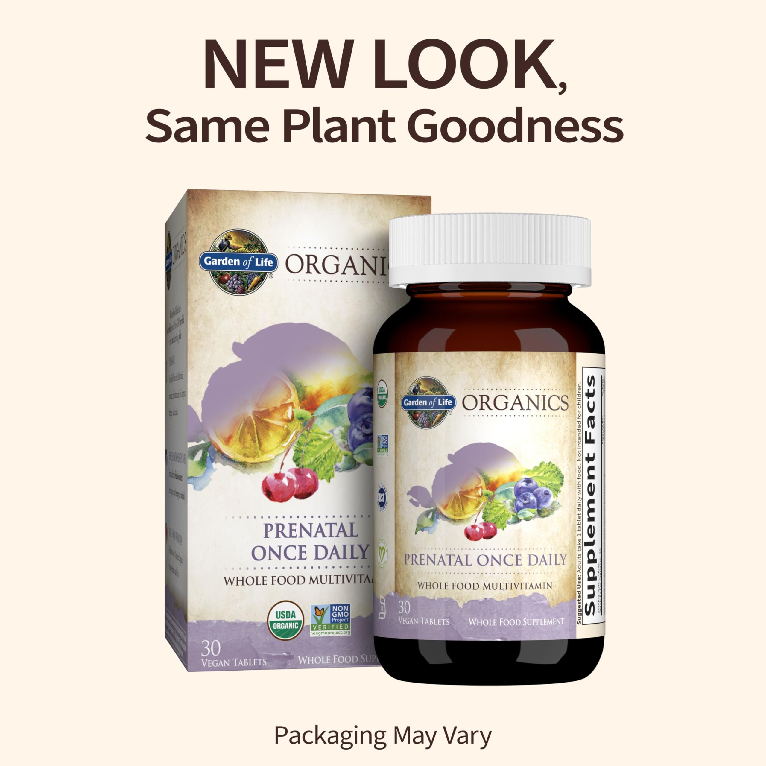 Foto 2 | Suministro Prenatal de Vitaminas Garden Of Life Organics- Venta Internacional