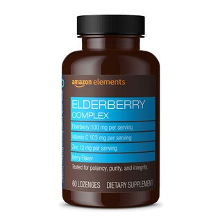 Foto 1 | Suplemento Amazon Elements Elderberry Complex 60 Comprimidos - Venta Internacional
