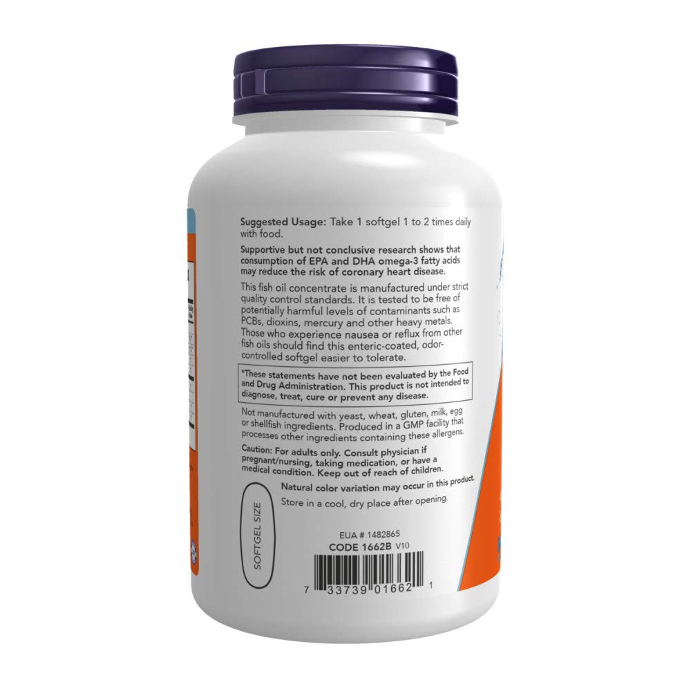 Foto 3 pulgar | Supplement Now Foods Ultra Omega-3 500 Epa/250 DHA 180 Cápsulas Blandas - Venta Internacional