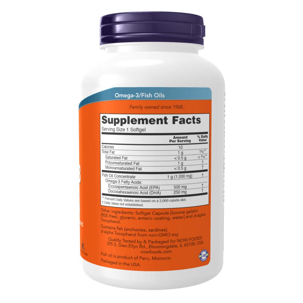 Foto 4 pulgar | Supplement Now Foods Ultra Omega-3 500 Epa/250 DHA 180 Cápsulas Blandas - Venta Internacional