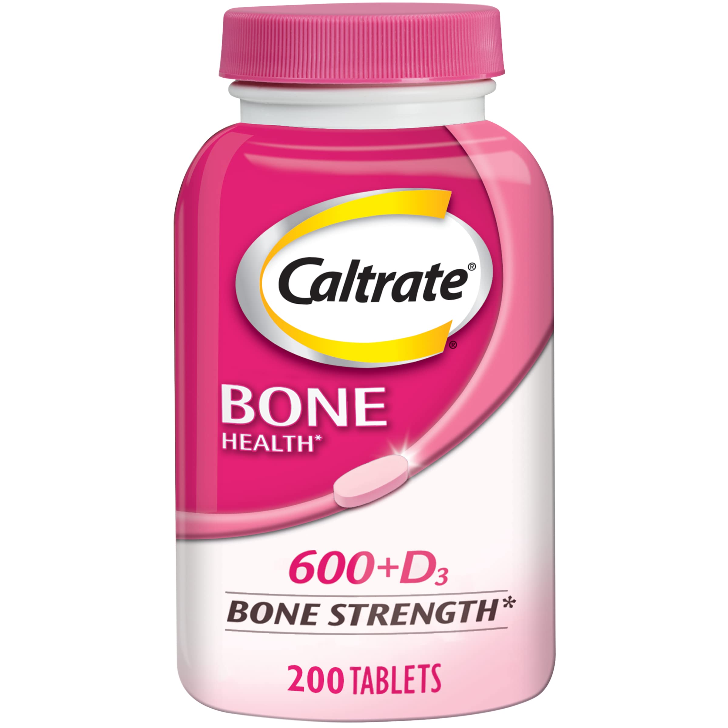Tabletas de Suplemento Caltrate 600 Plus D3 Calcium 600 mg 200 Unidades - Venta Internacional
