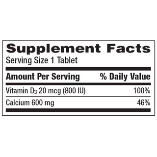 Foto 7 | Tabletas de Suplemento Caltrate 600 Plus D3 Calcium 600 mg 200 Unidades - Venta Internacional