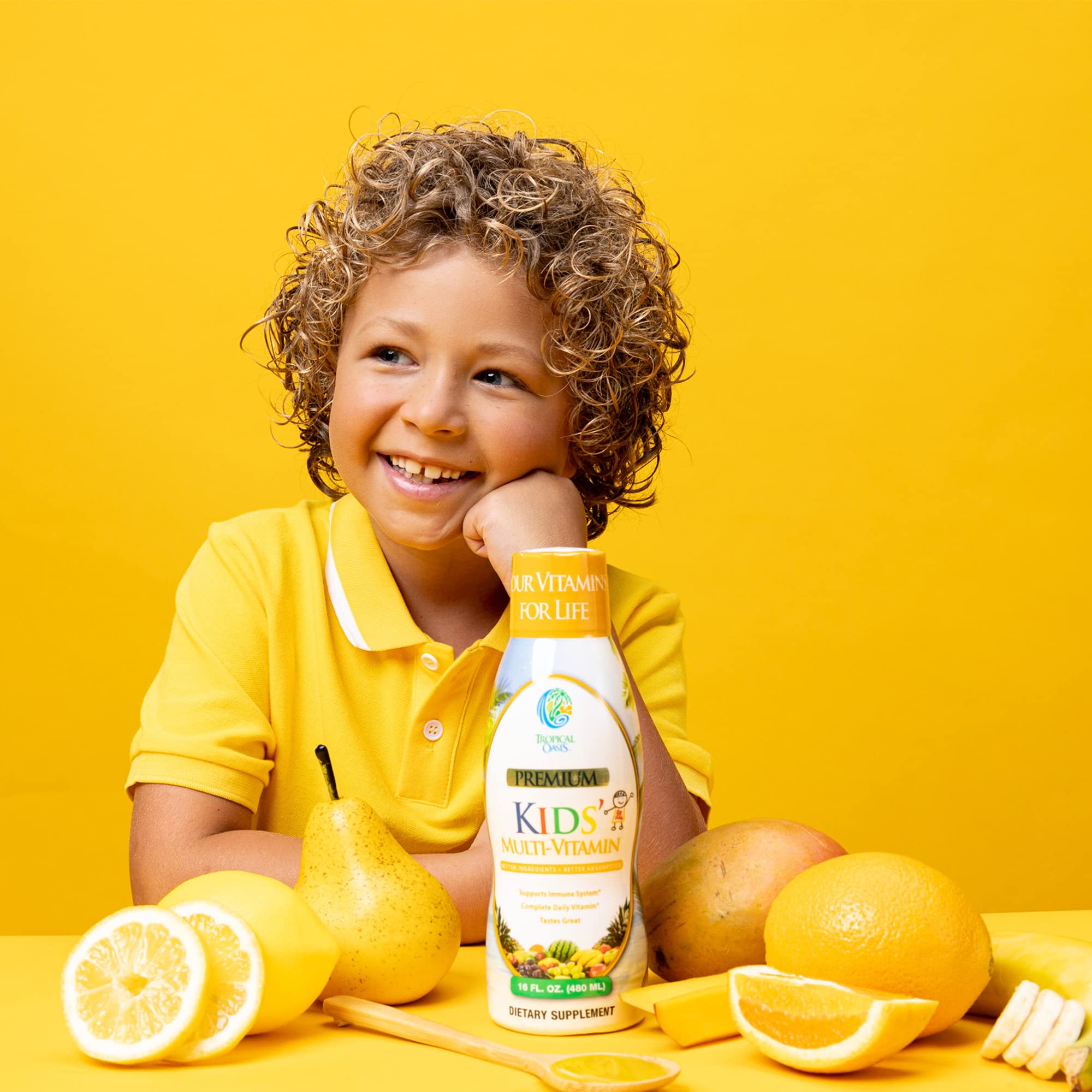 Foto 6 pulgar | Multivitamínico Líquido Tropical Oasis Kids 4+ Sin Azúcar 480 Ml - Venta Internacional