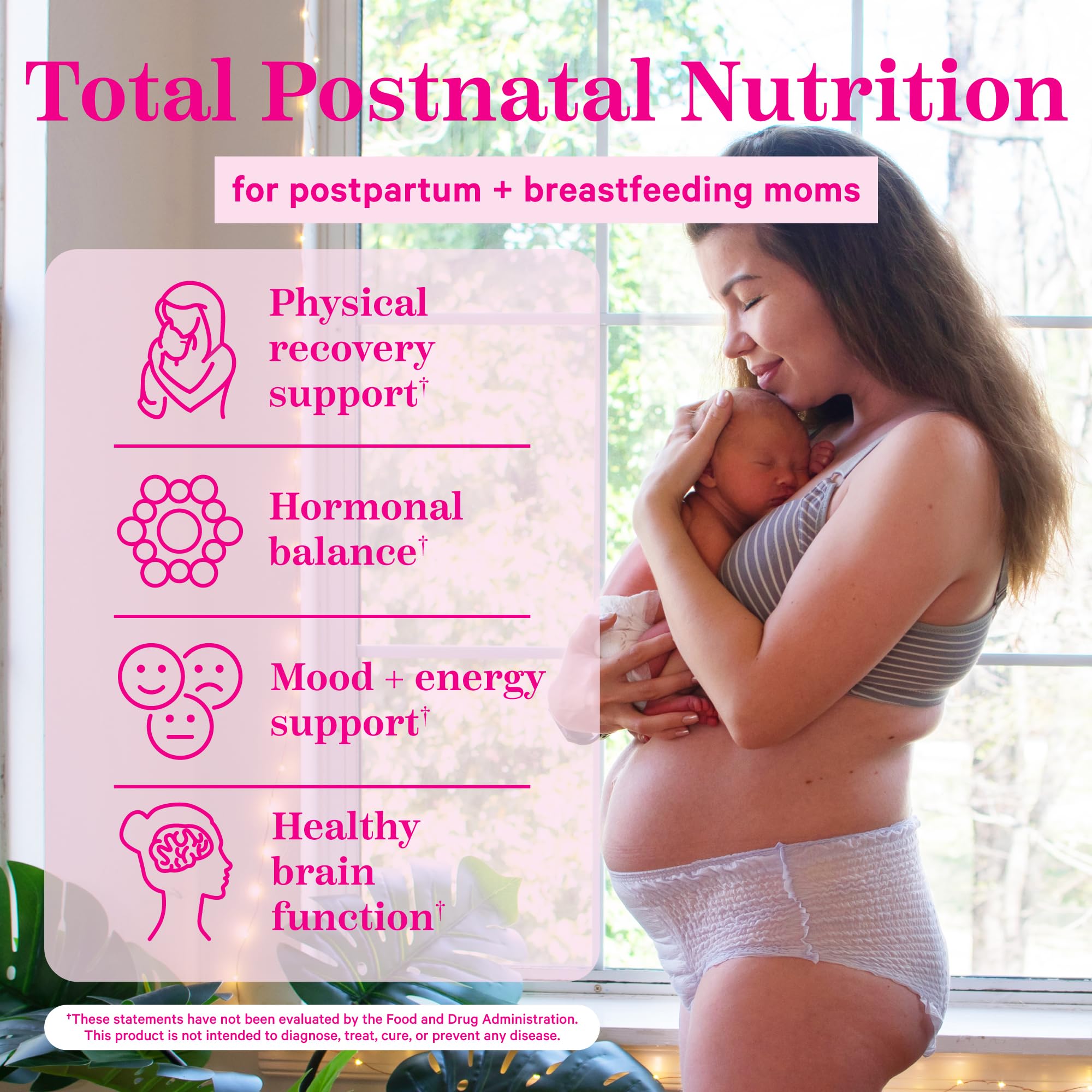 Foto 4 pulgar | Suplemento de Gomitas Vitamínicas Pink Stork Total Postnatal 60 Unidades - Venta Internacional
