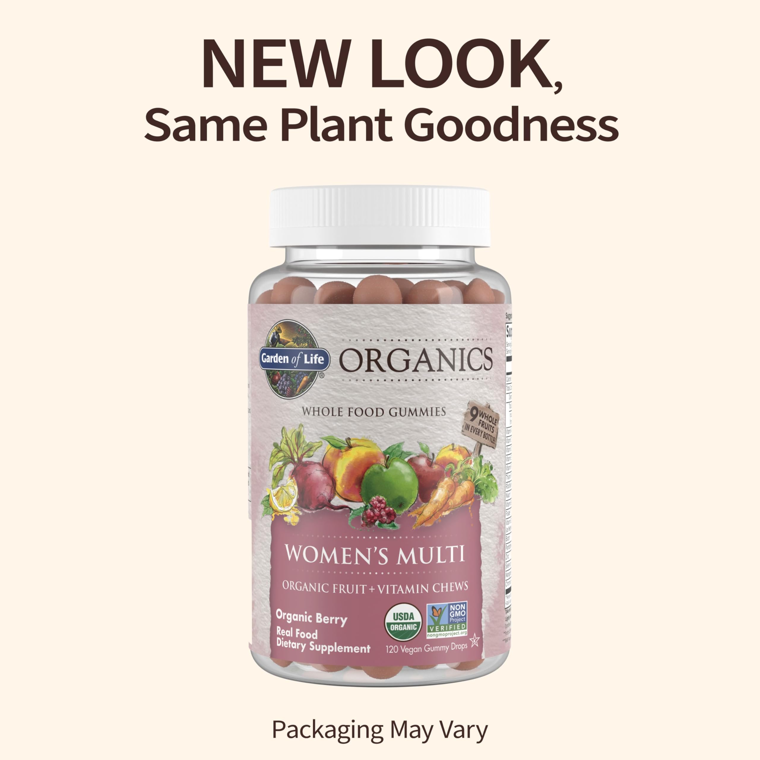 Foto 3 pulgar | Gomitas Vitamins Garden Of Life Organics 120 para Mujer - Venta Internacional
