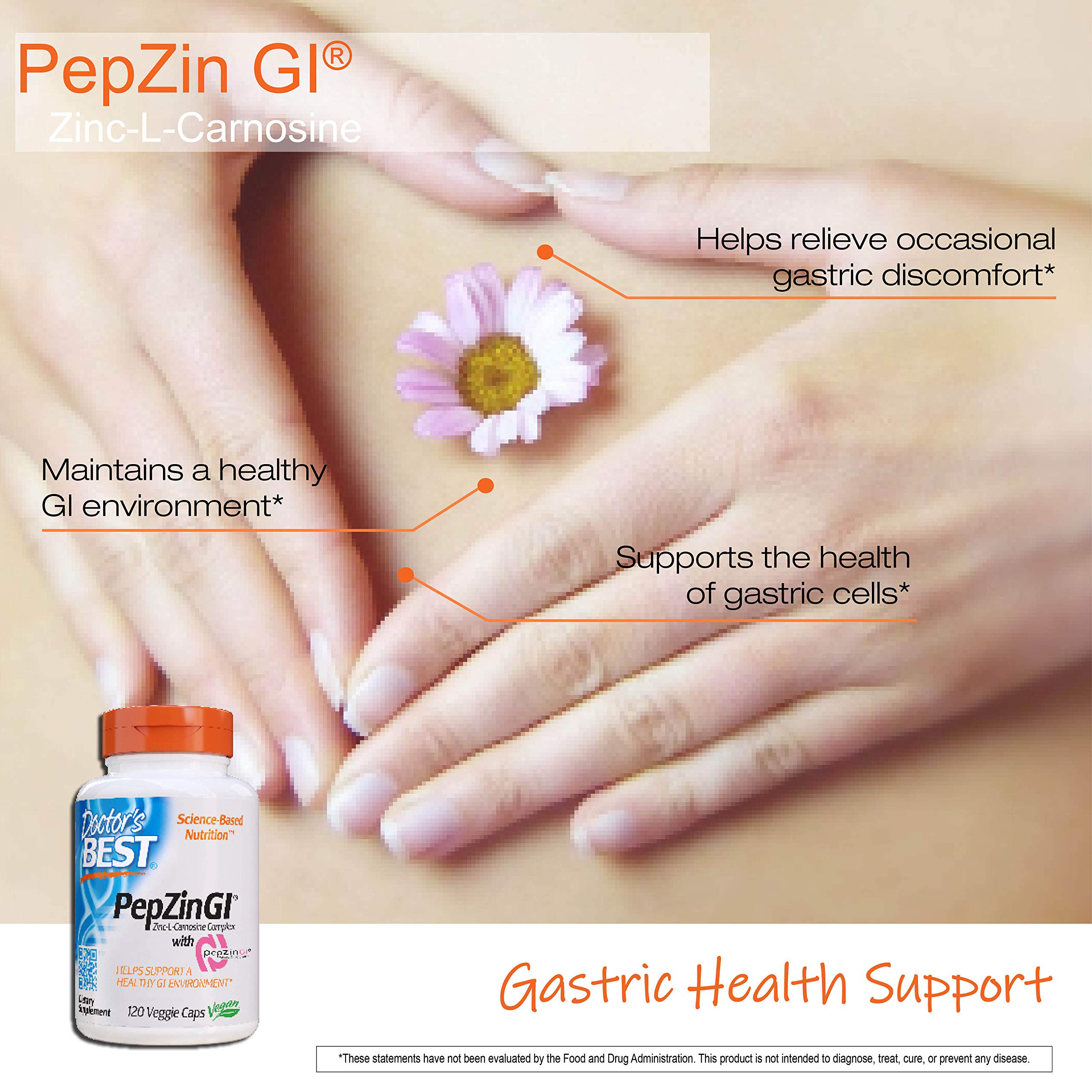 Foto 4 pulgar | SuplementO Doctor's Best Pepzin Gi Digestive Support 120 Cápsulas - Venta Internacional