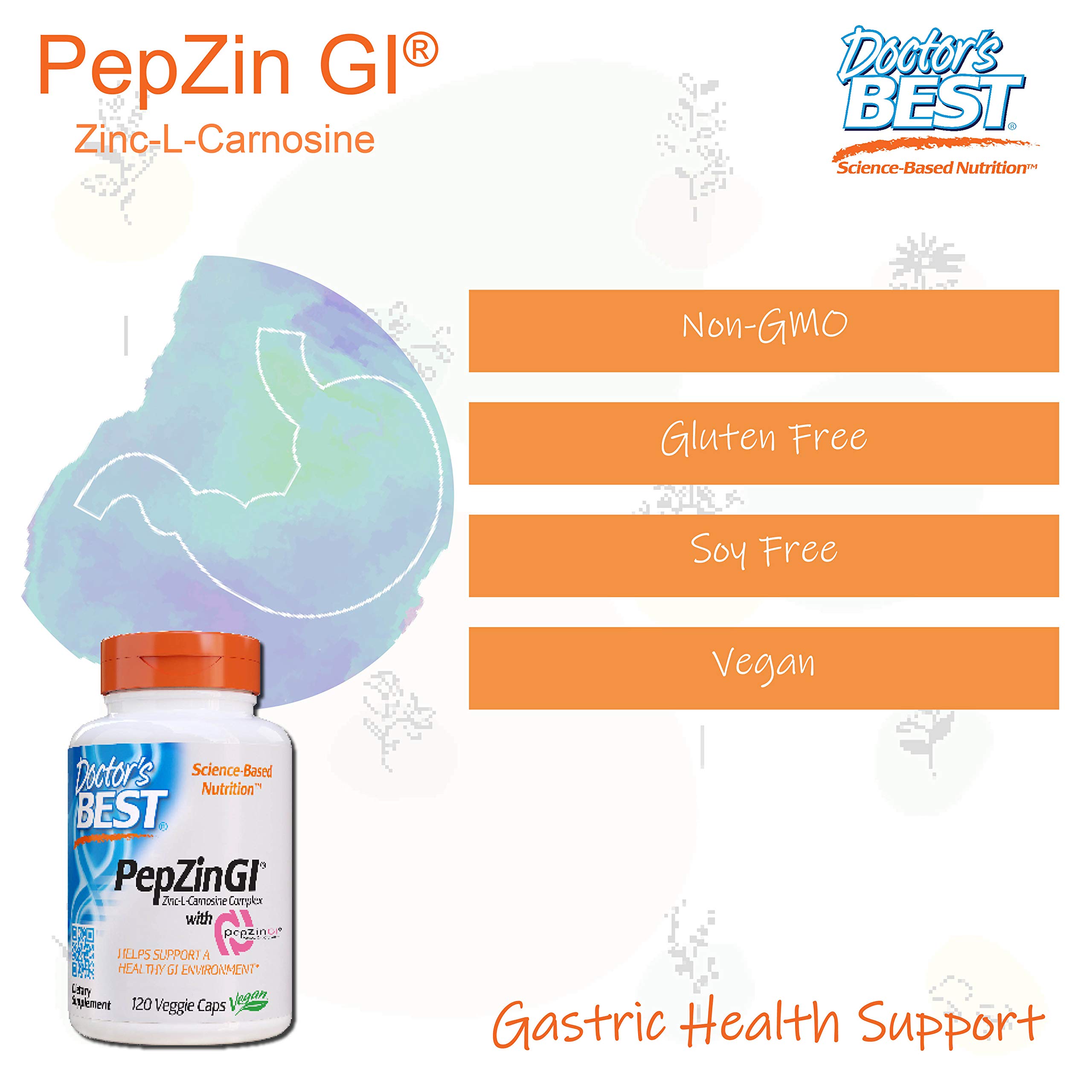Foto 5 pulgar | SuplementO Doctor's Best Pepzin Gi Digestive Support 120 Cápsulas - Venta Internacional