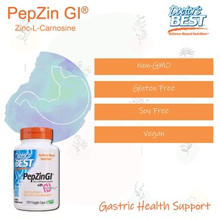 Foto 4 | SuplementO Doctor's Best Pepzin Gi Digestive Support 120 Cápsulas - Venta Internacional