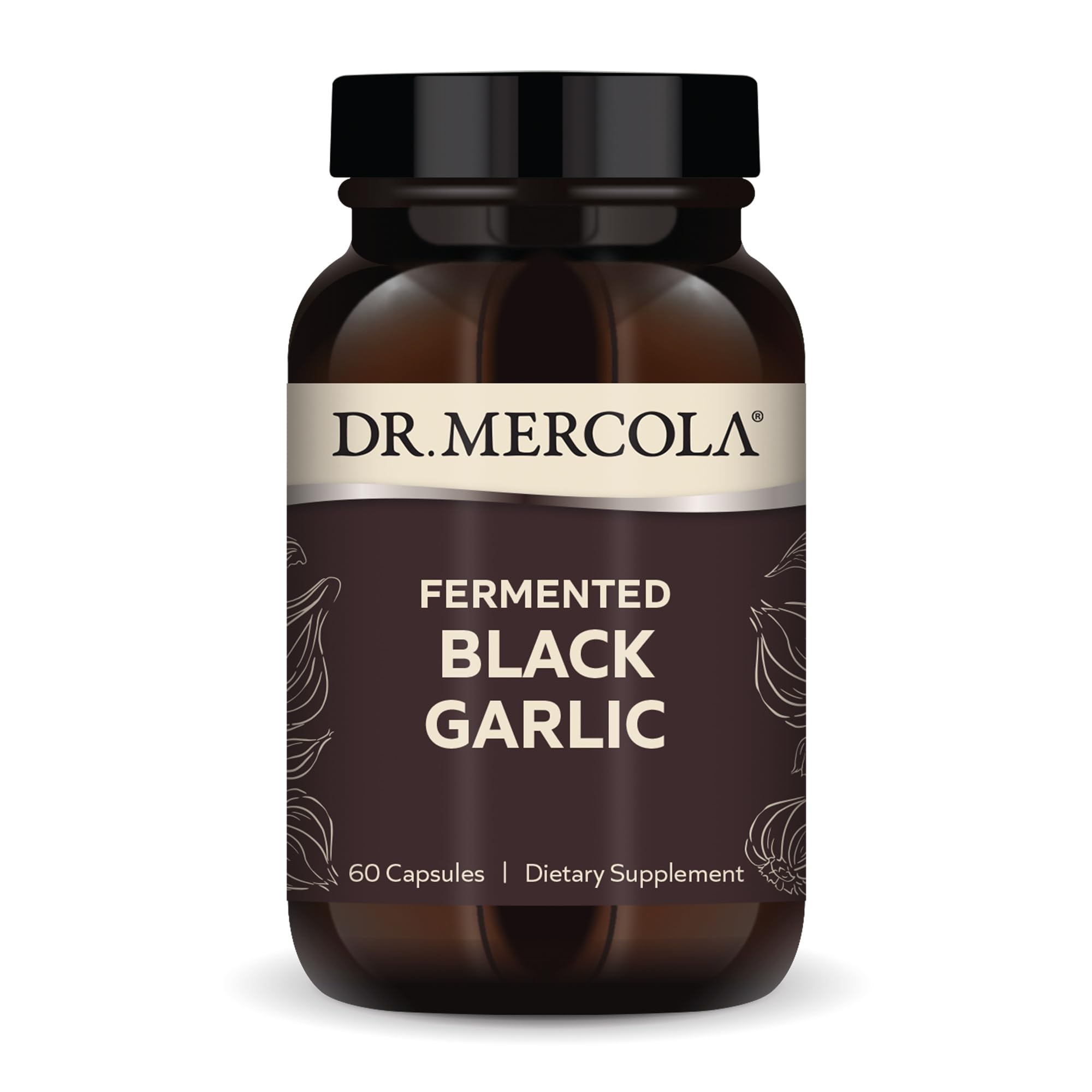 Foto 2 pulgar | Suplemento Dr. Mercola de Ajo Negro Fermentado 60 Cápsulas - Venta Internacional