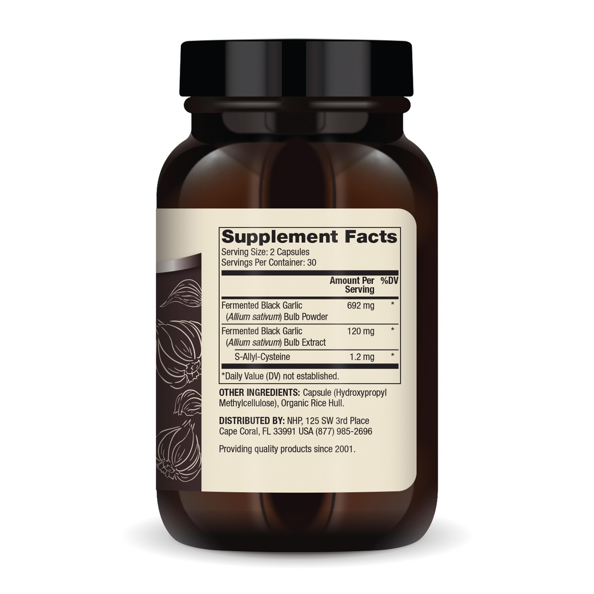 Foto 3 pulgar | Suplemento Dr. Mercola de Ajo Negro Fermentado 60 Cápsulas - Venta Internacional