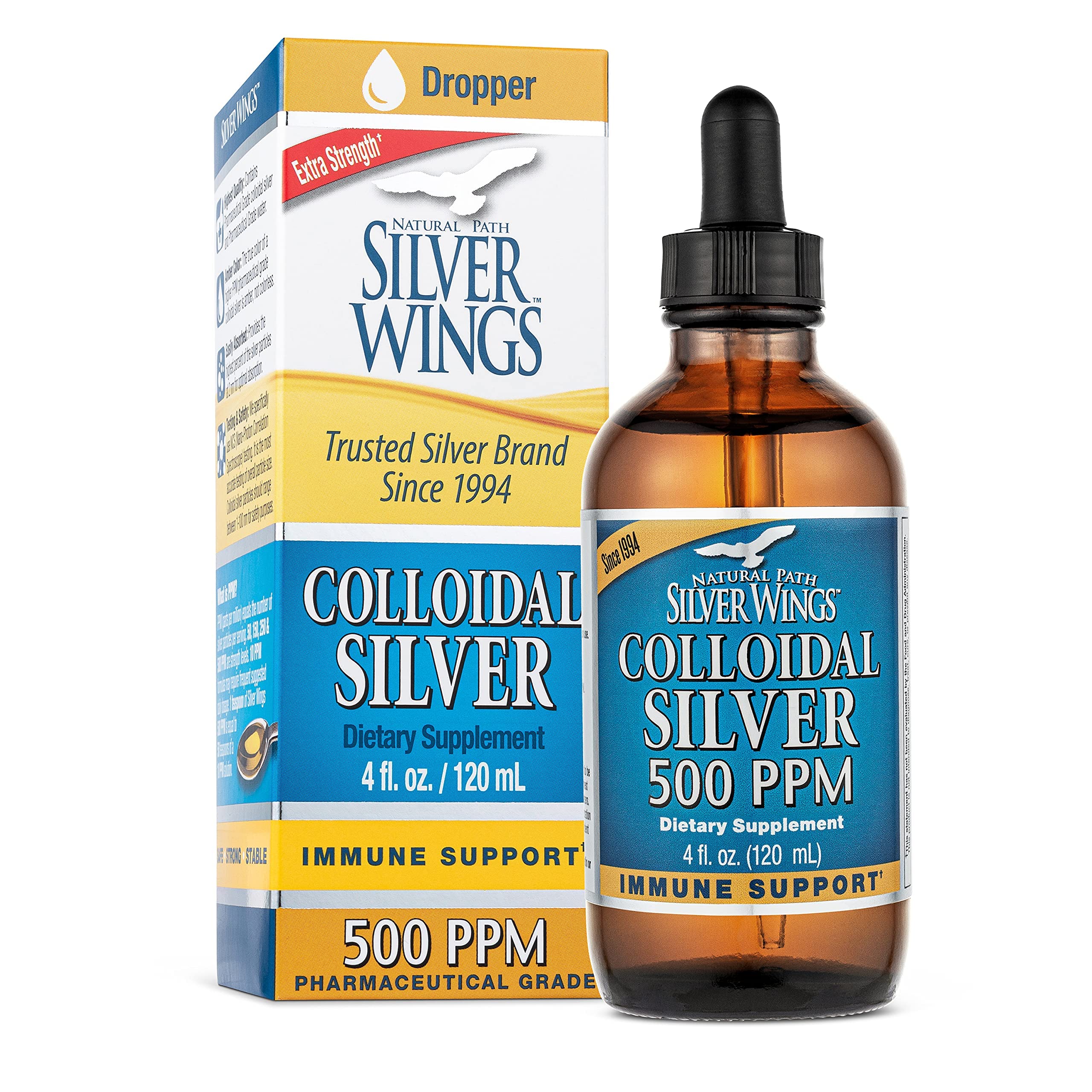 Foto 2 pulgar | Suplemento Mineral Dietético Natural Path Silver Wings 120 ml - Plata Coloidal 500 PPM