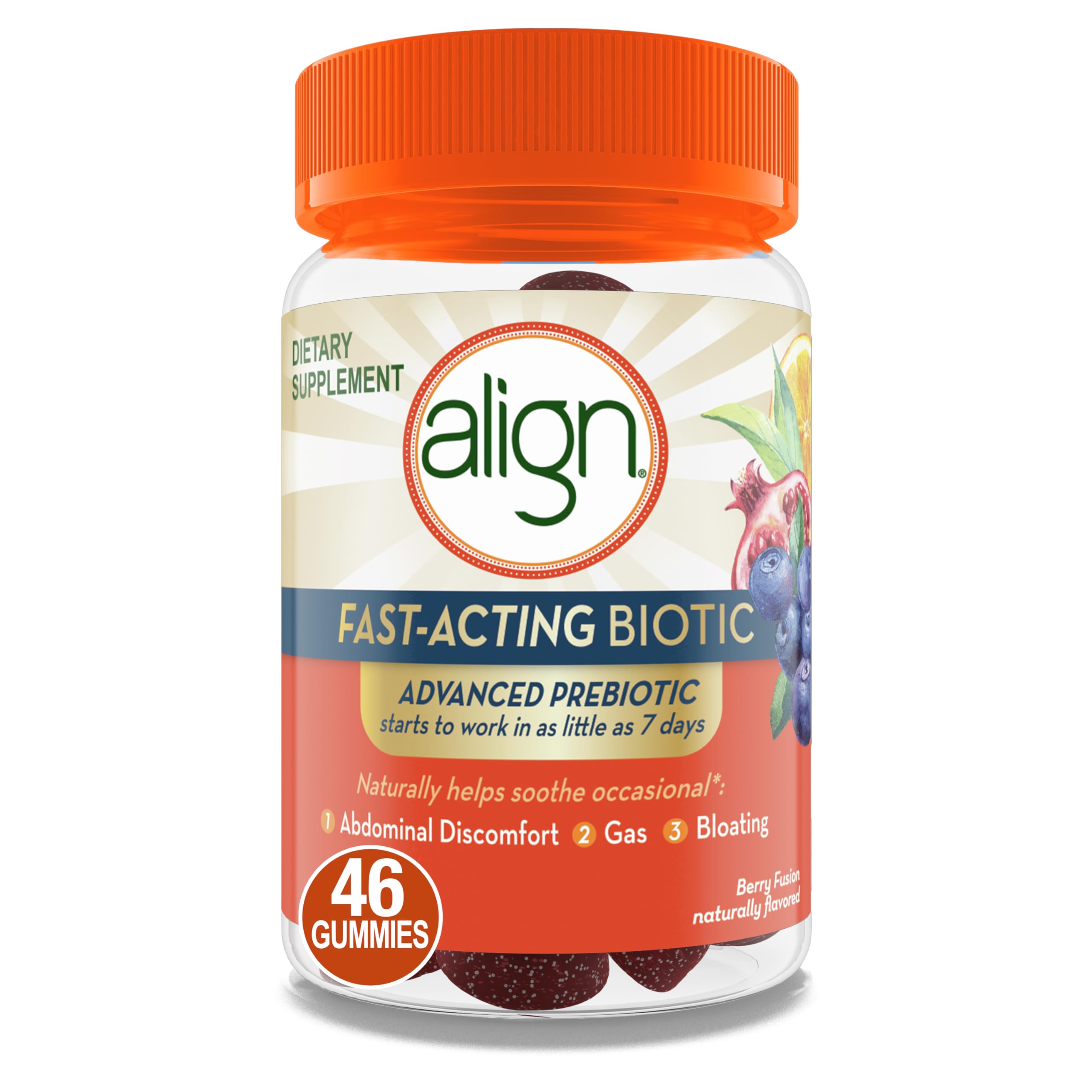 Foto 2 pulgar | Gomitas Supplement Align Advanced Prebiotic 46 Unidades - Venta Internacional