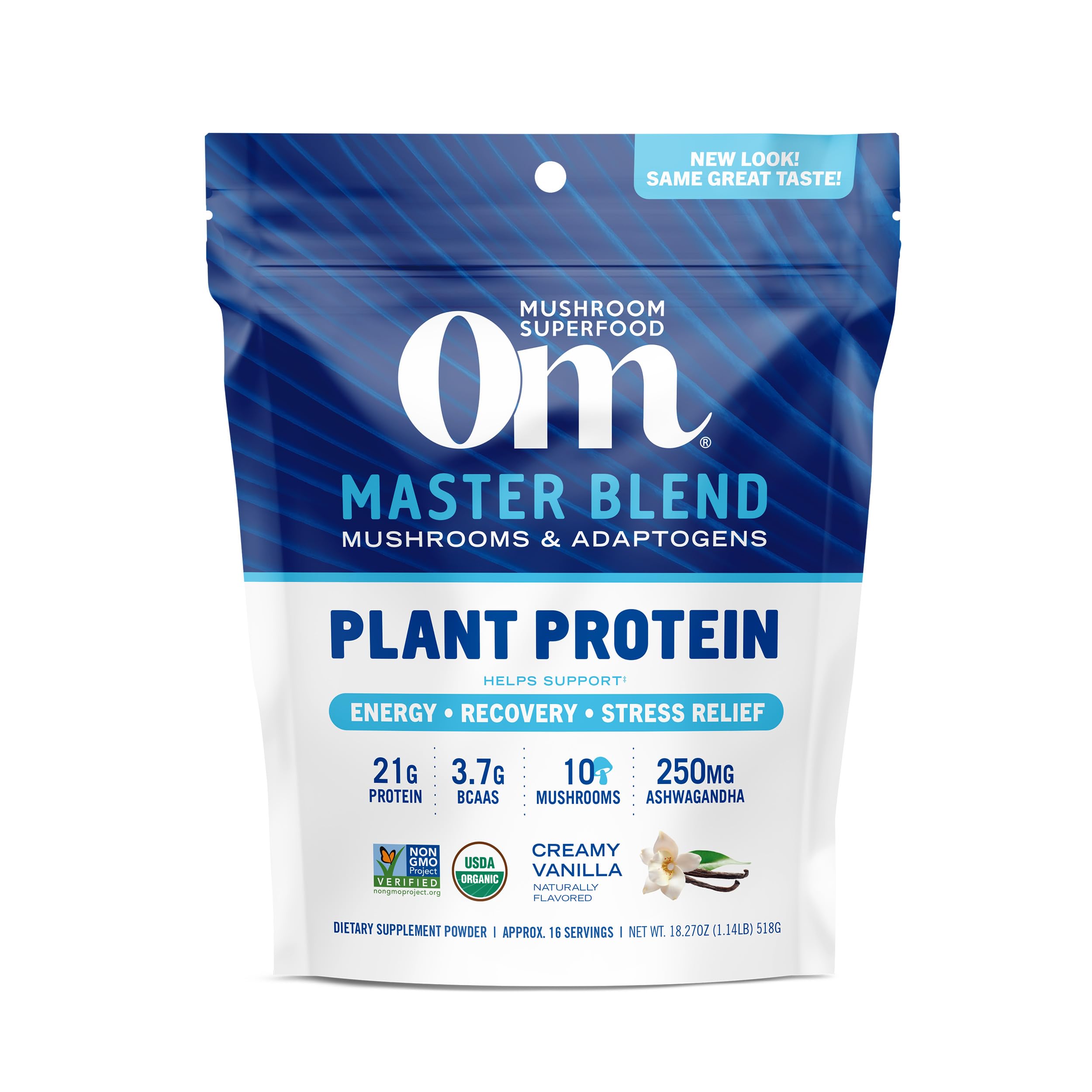 Foto 2 pulgar | Proteína en Polvo Om Mushroom Superfood Master Blend 500 Ml - Venta Internacional