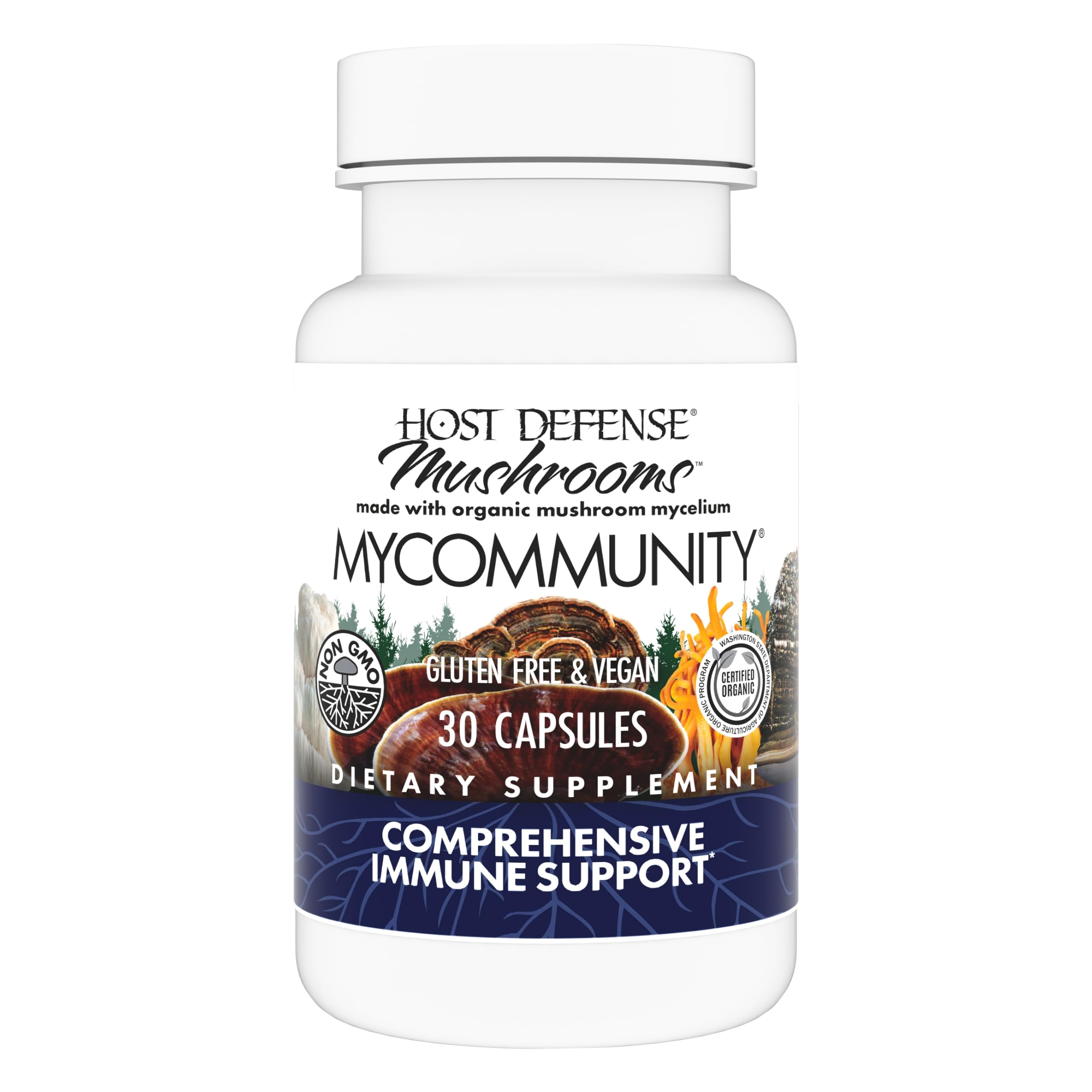 Suplemento Host Defense Mycommunity 30 Cápsulas - Venta Internacional