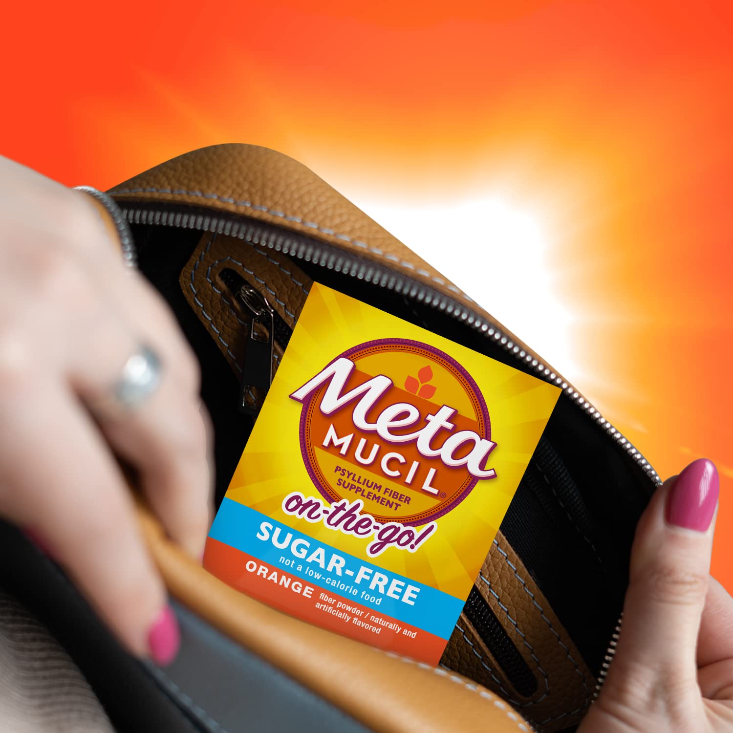 Foto 5 pulgar | Suplemento Metamucil On-the-Go Daily Cáscara de Psyllium en Polvo - Venta Internacional
