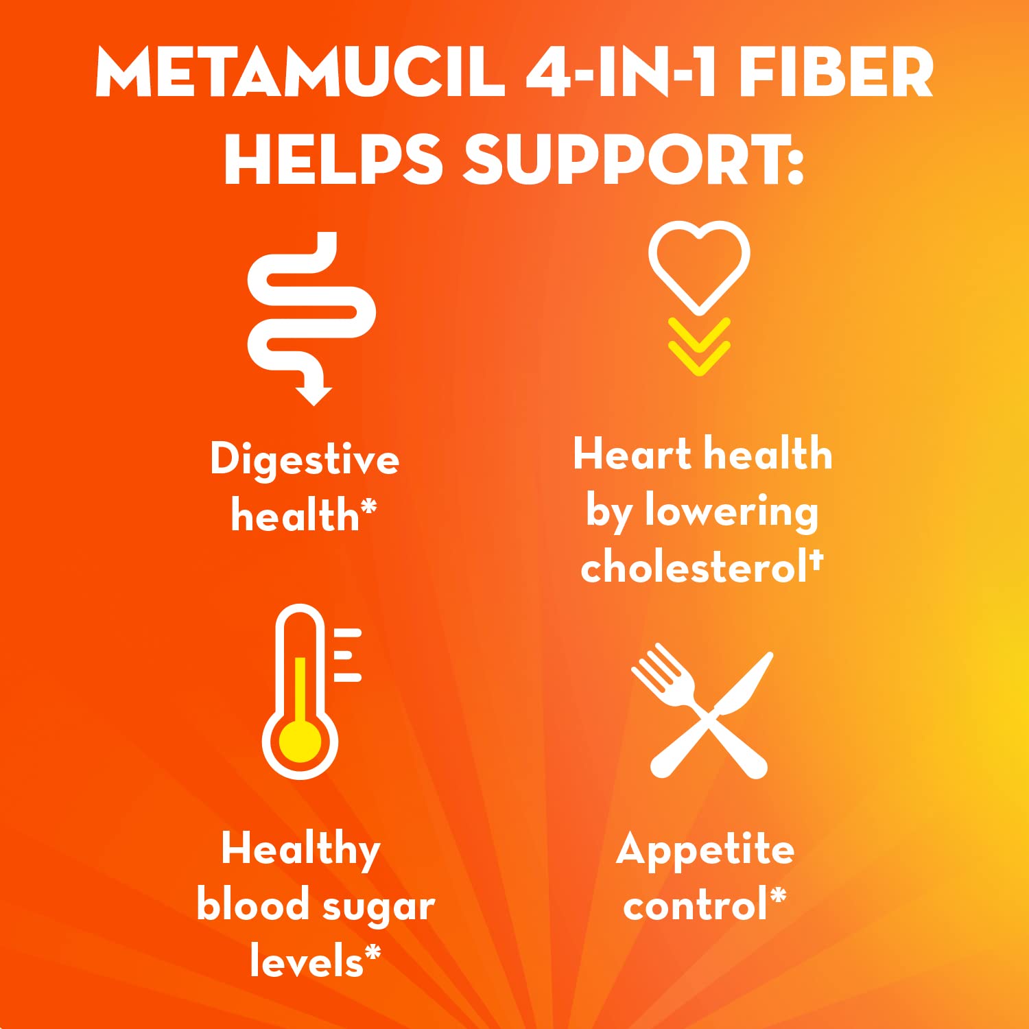 Foto 7 pulgar | Suplemento Metamucil On-the-Go Daily Cáscara de Psyllium en Polvo - Venta Internacional