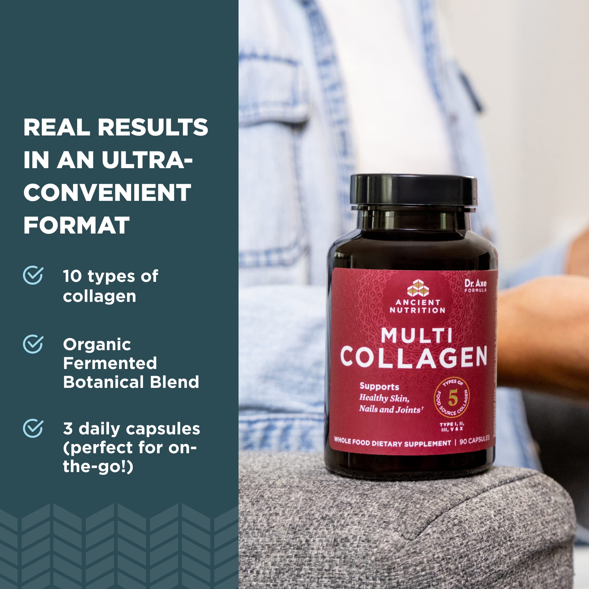 Foto 4 pulgar | Píldoras de Colágeno Supplement Ancient Nutrition 45 Unidades - Venta Internacional