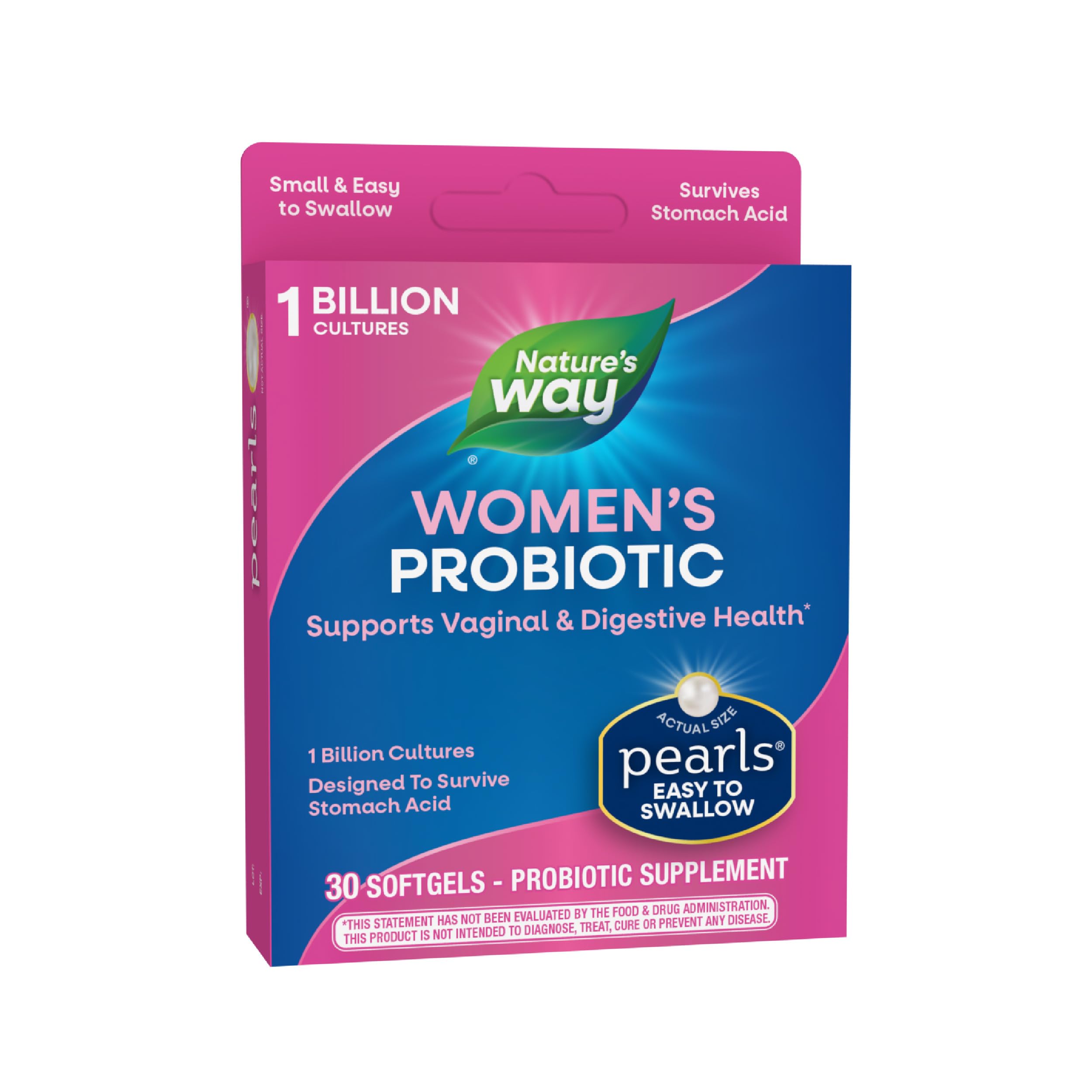 Foto 2 pulgar | Perlas Probióticas Nature's Way Salud Vaginal y Digestiva 30 Cápsulas Blandas