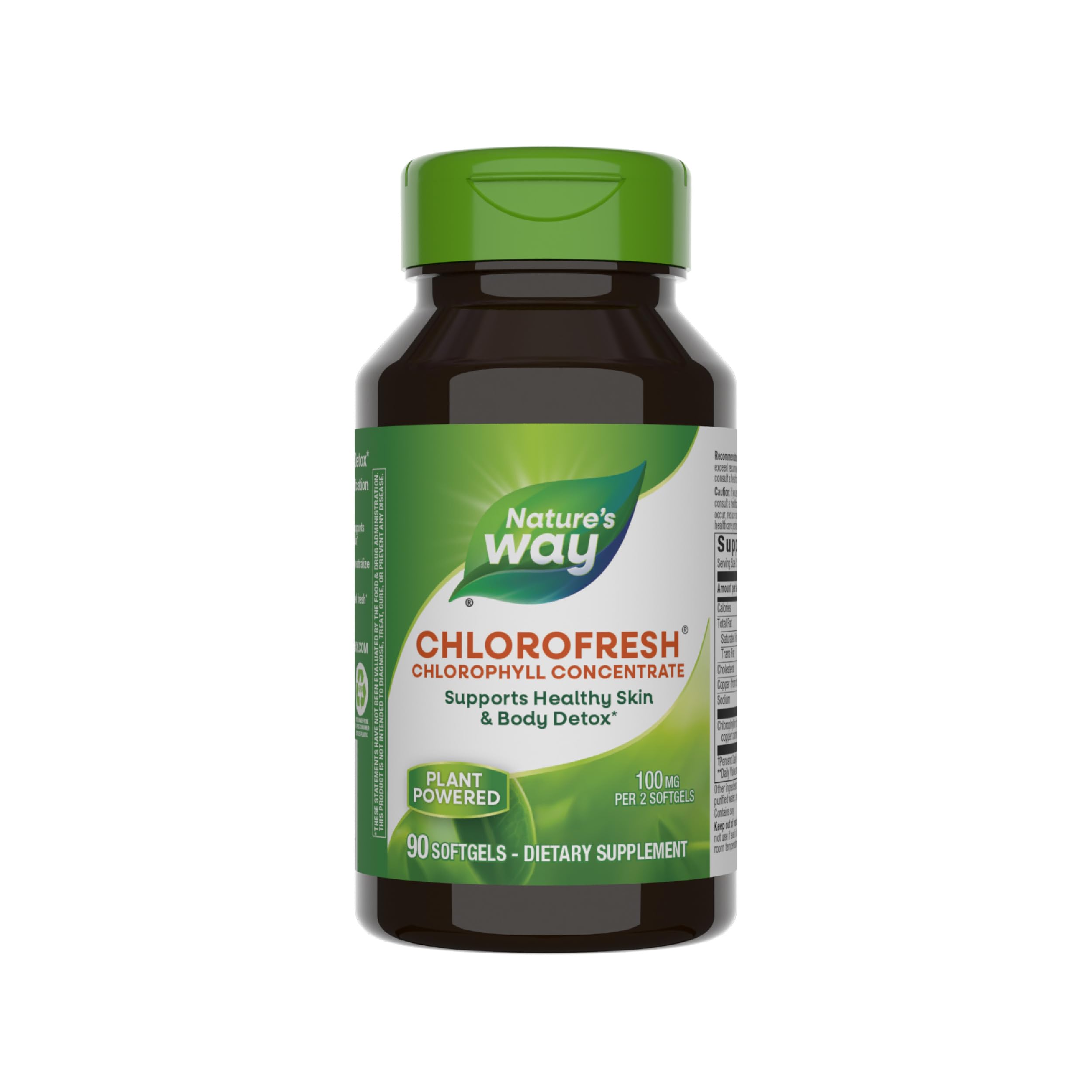 Foto 2 pulgar | Suplemento Nature's Way Chlorofresh Chlorophyll 90 Cápsulas Blandas - Venta Internacional