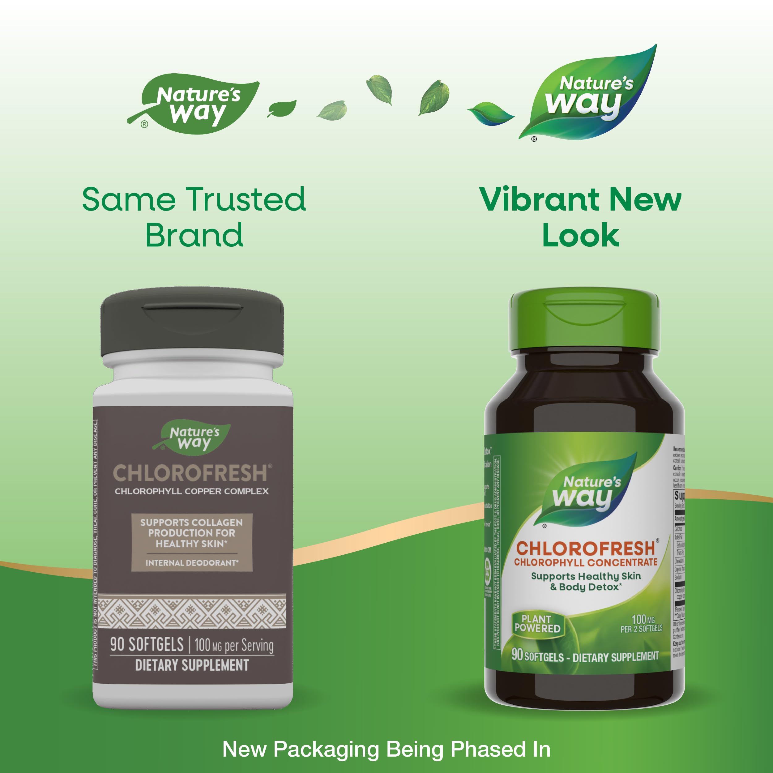 Foto 3 pulgar | Suplemento Nature's Way Chlorofresh Chlorophyll 90 Cápsulas Blandas - Venta Internacional