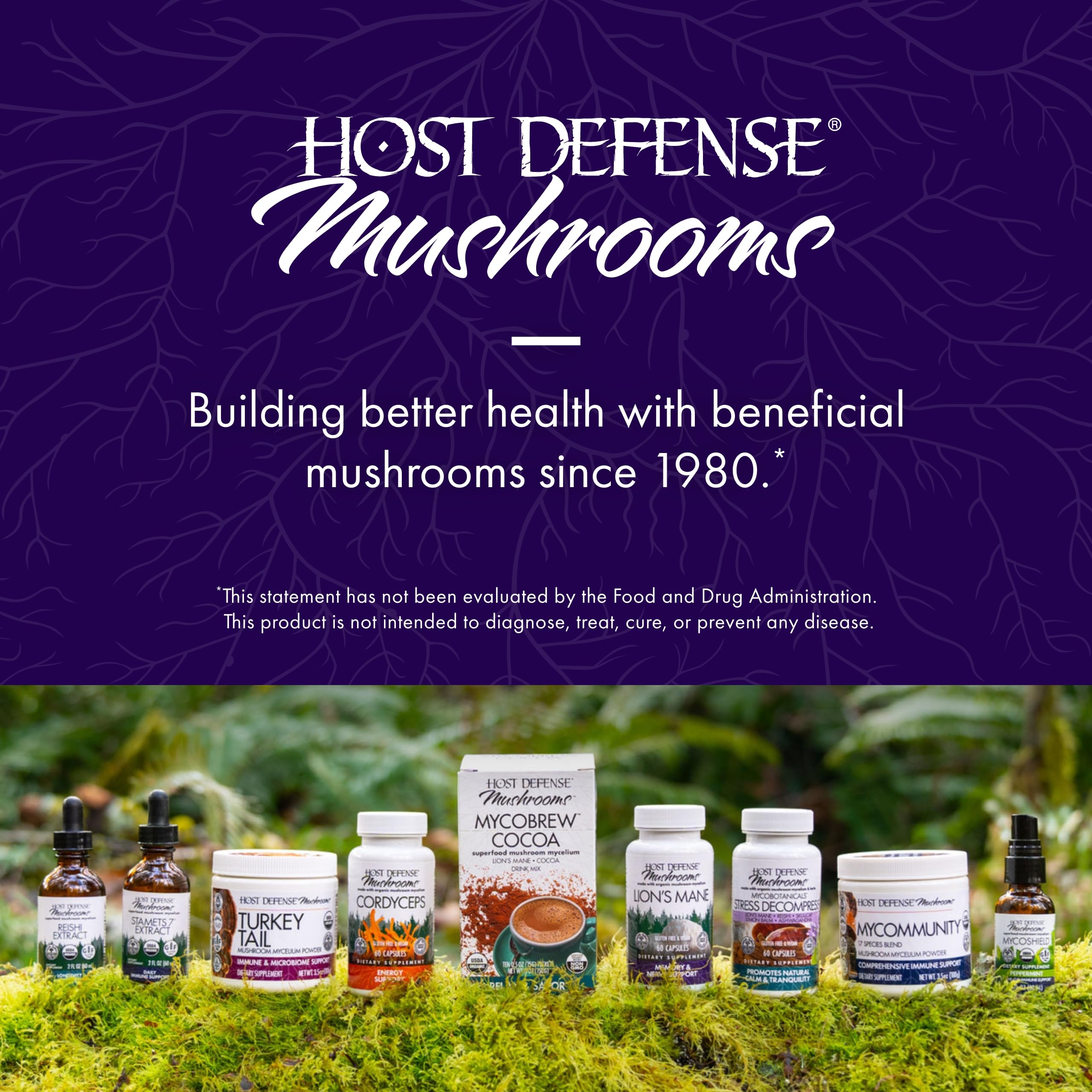 Foto 8 pulgar | Suplemento Host Defense Mushrooms Lion's Mane 60 Cápsulas - Venta Internacional
