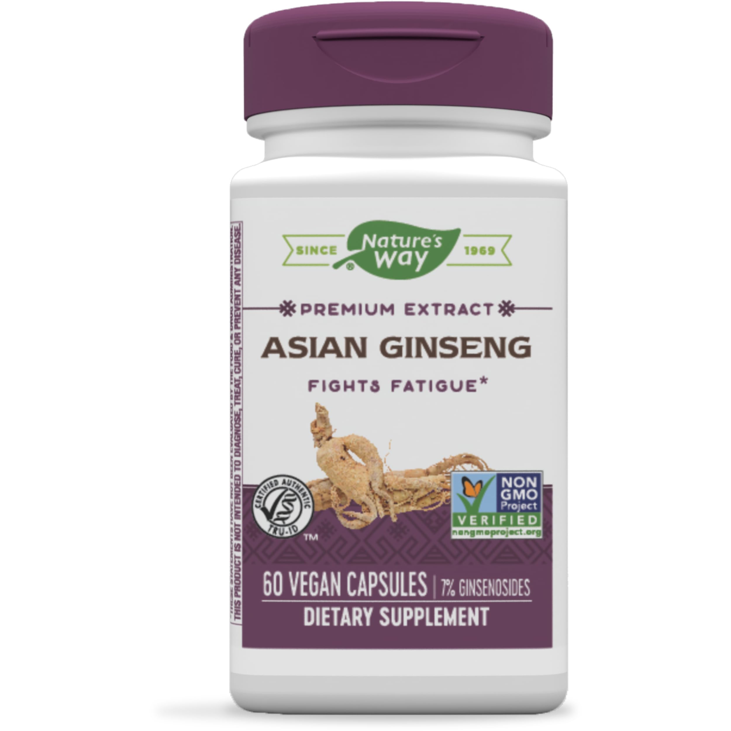 Foto 2 pulgar | Suplemento de Ginseng Asiático Nature's Way 60 Cápsulas - Venta Internacional