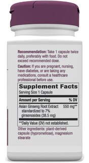 Foto 6 | Suplemento de Ginseng Asiático Nature's Way 60 Cápsulas - Venta Internacional