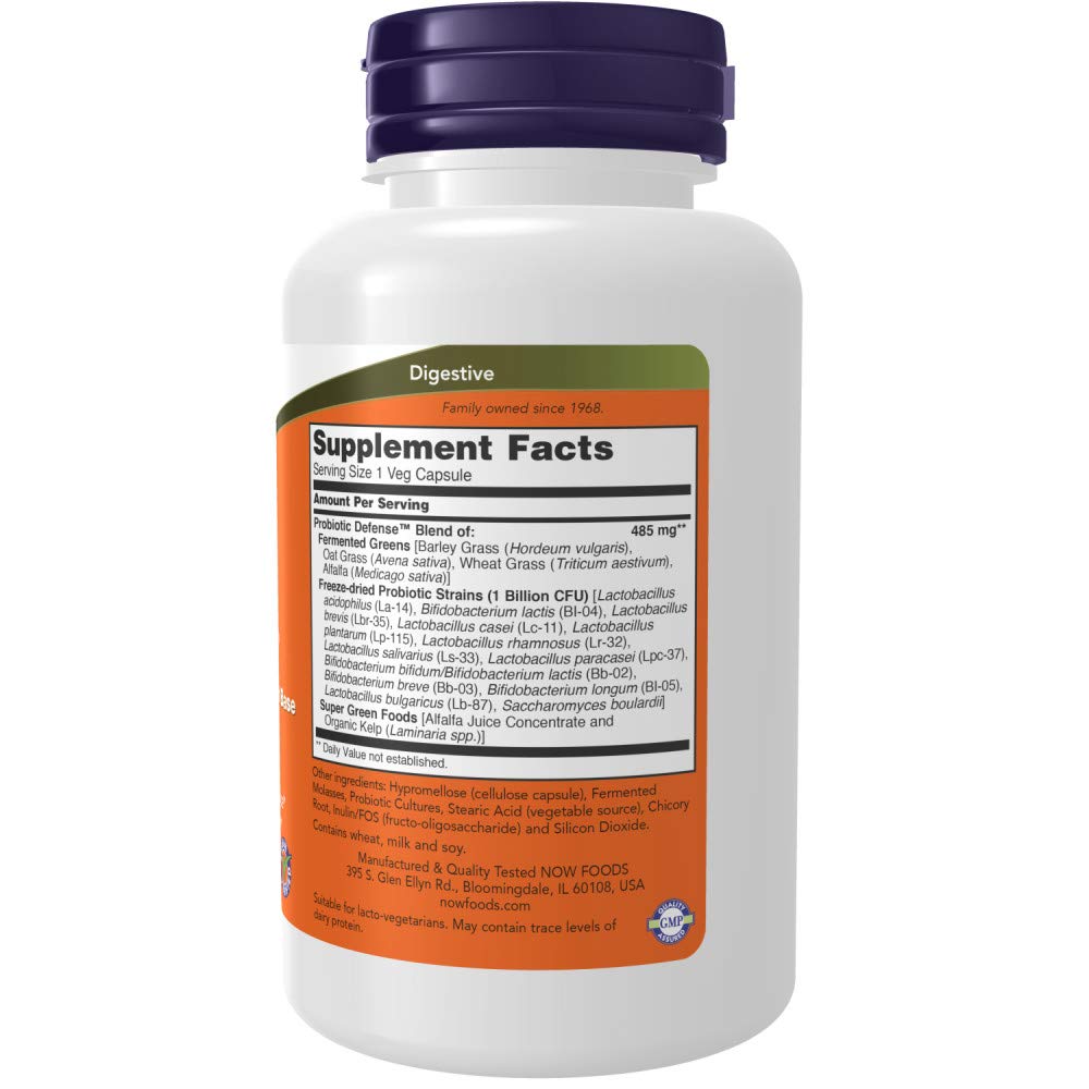 Foto 3 pulgar | Supplement Now Probiotic Defense 90 Cápsulas Vegetarianas - Venta Internacional