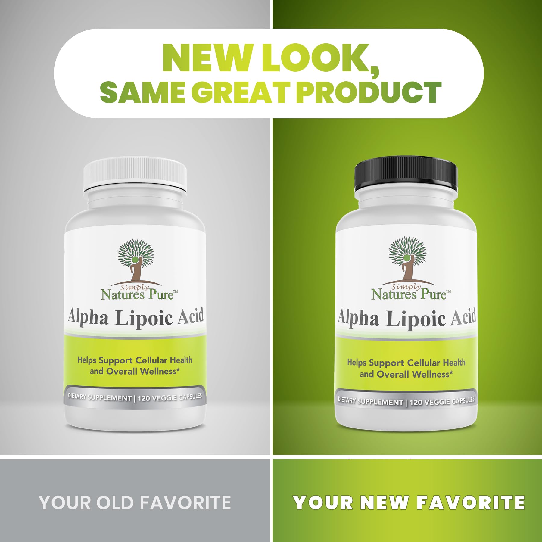 Foto 2 | Suplemento de Ácido Alfa Lipoico Puro Simply Natures 600 Mg - Venta Internacional