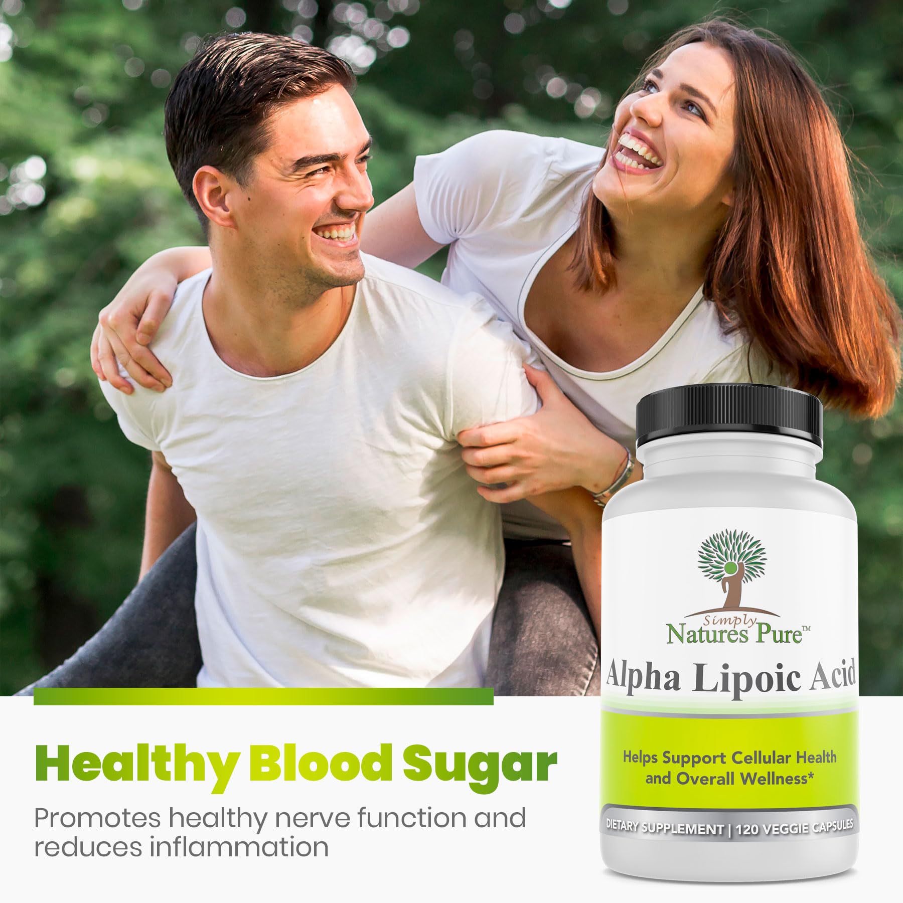 Foto 7 | Suplemento de Ácido Alfa Lipoico Puro Simply Natures 600 Mg - Venta Internacional